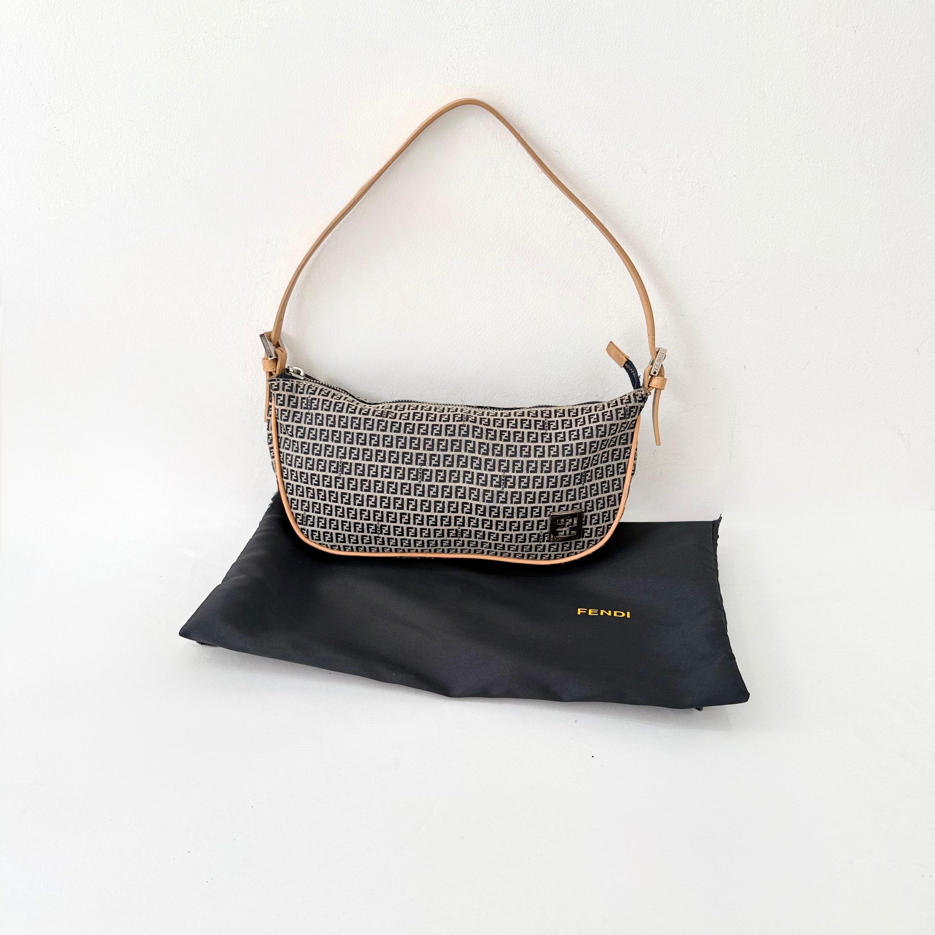 Fendi Zucchino FF Pochette Bag