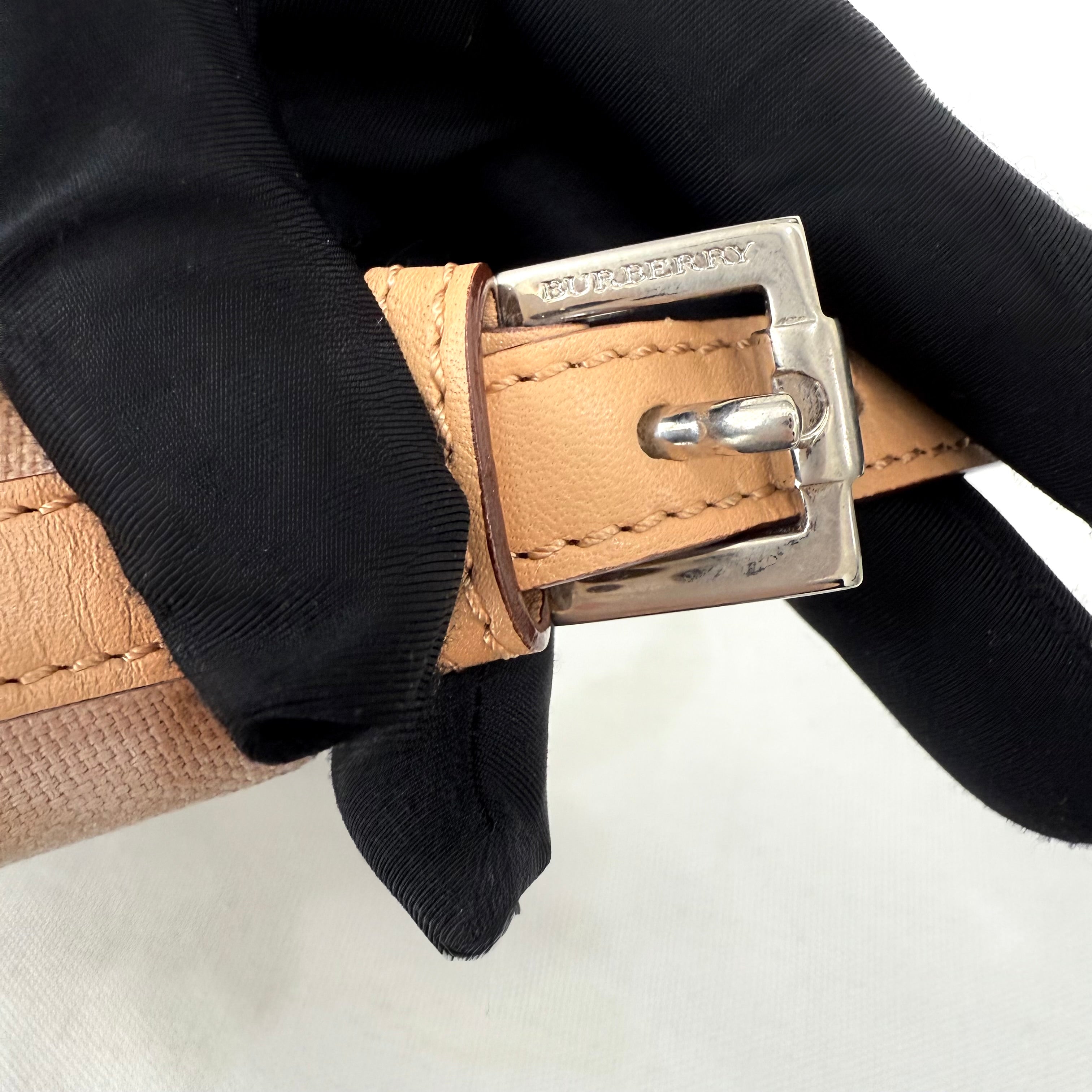 Burberry Candy Nova Check Pochette Bag