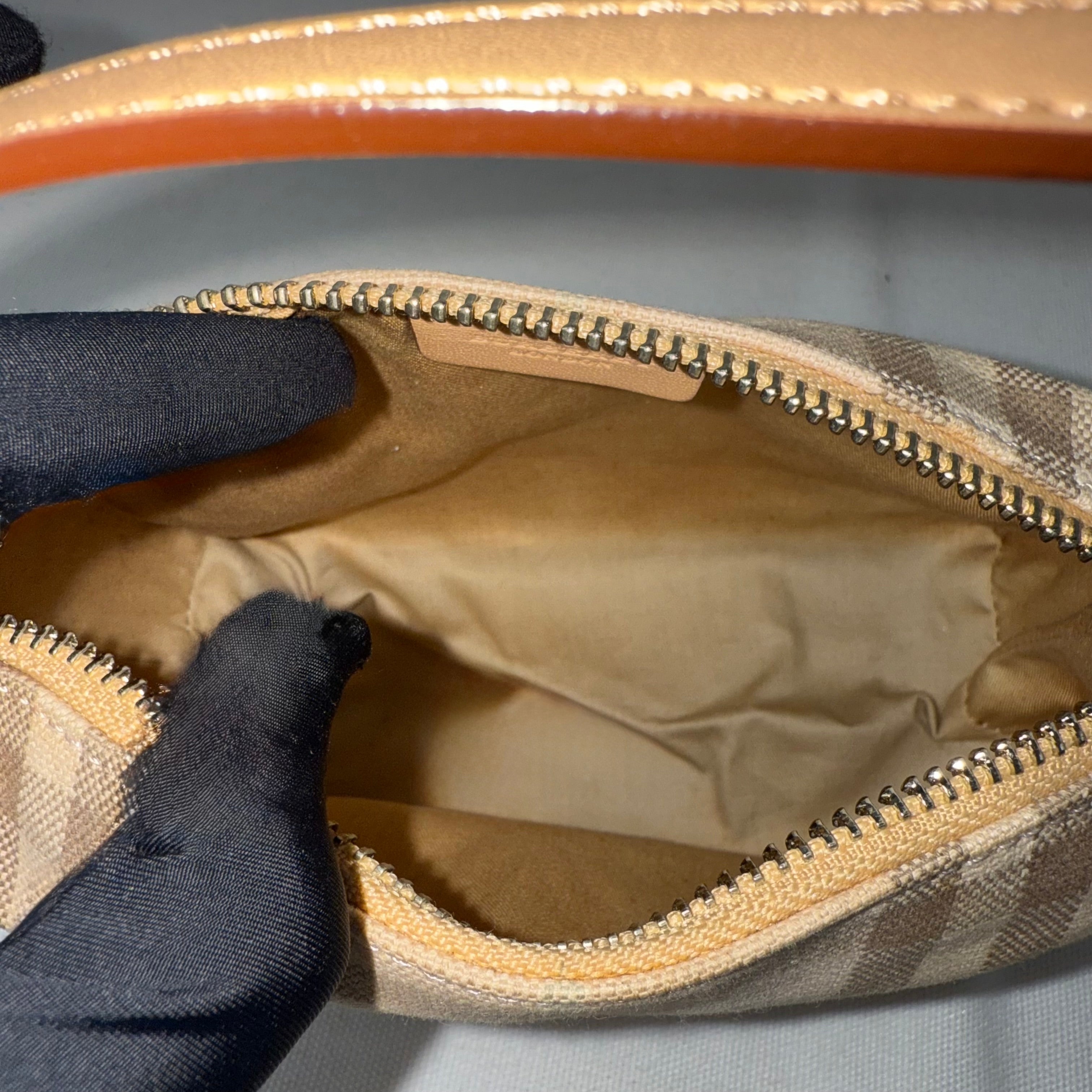 Burberry Candy Nova Check Pochette Bag