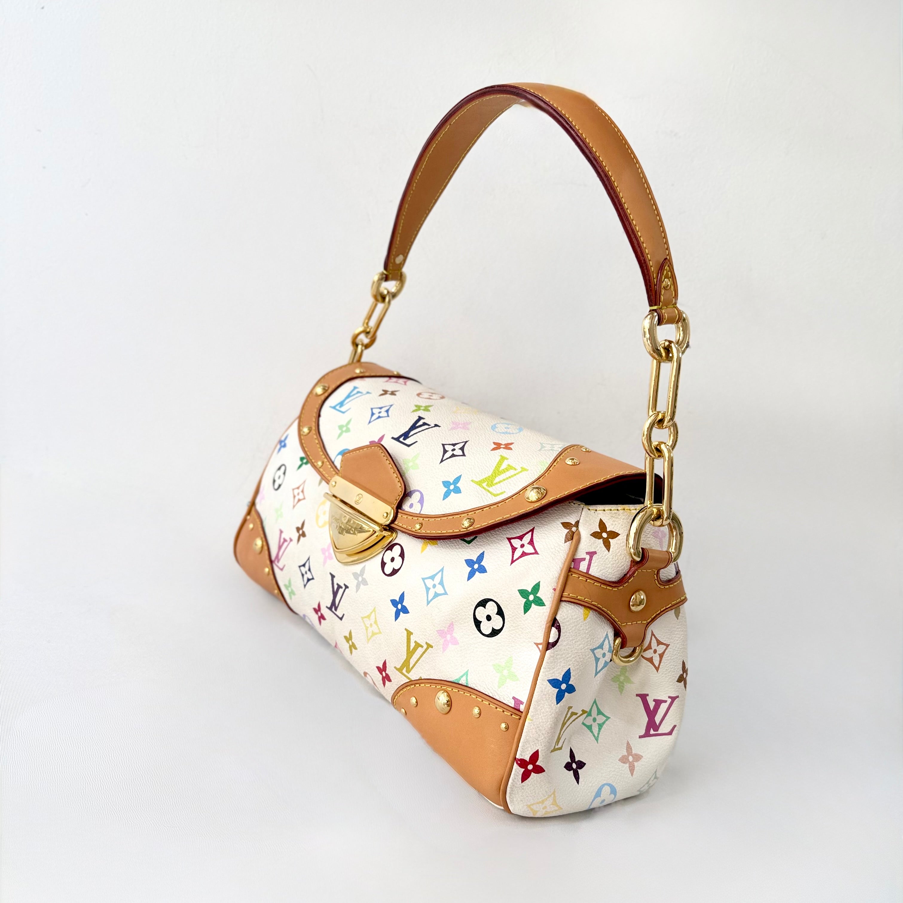 Louis Vuitton Takashi Murakami Beverly MM Shoulder Bag