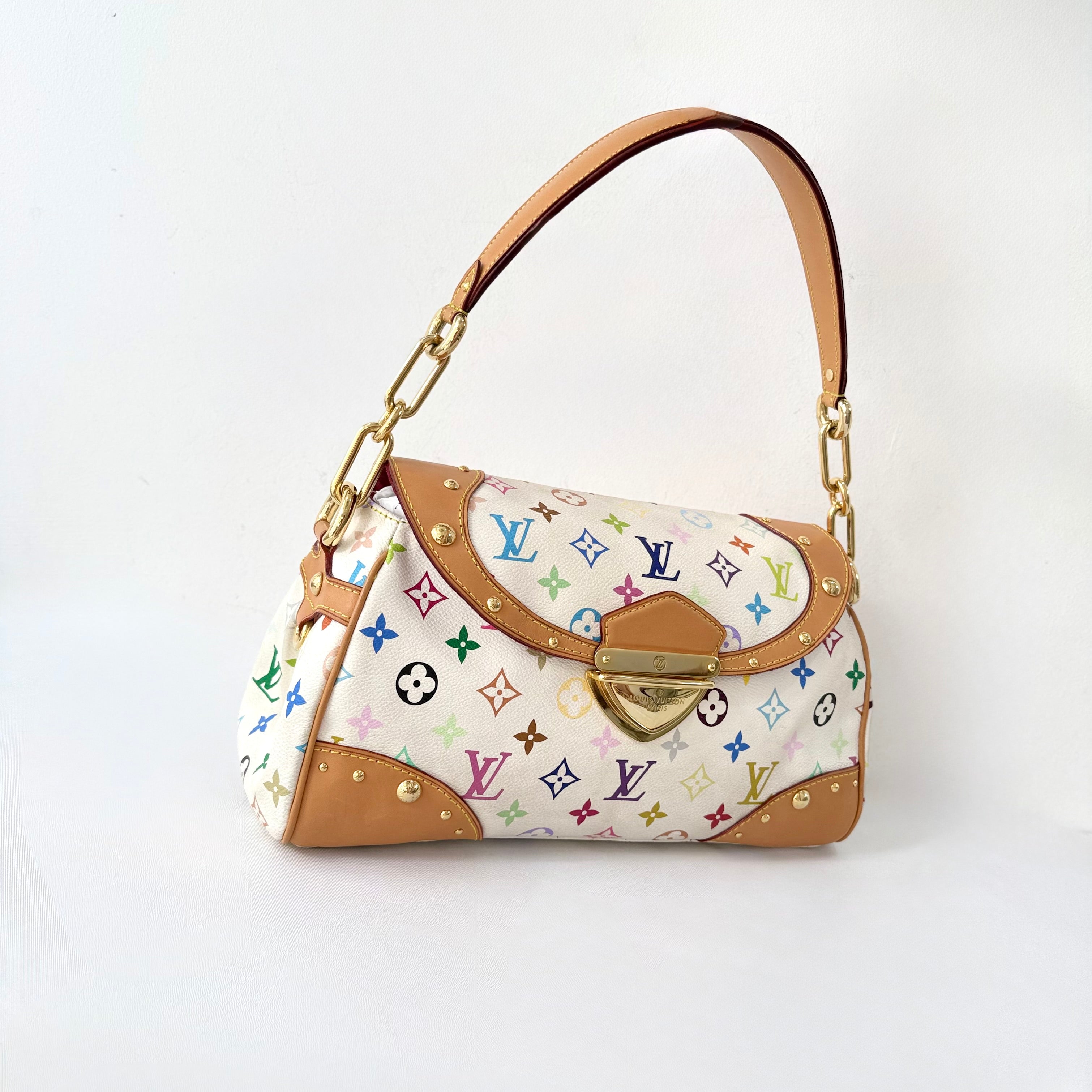 Louis Vuitton Takashi Murakami Beverly MM Shoulder Bag