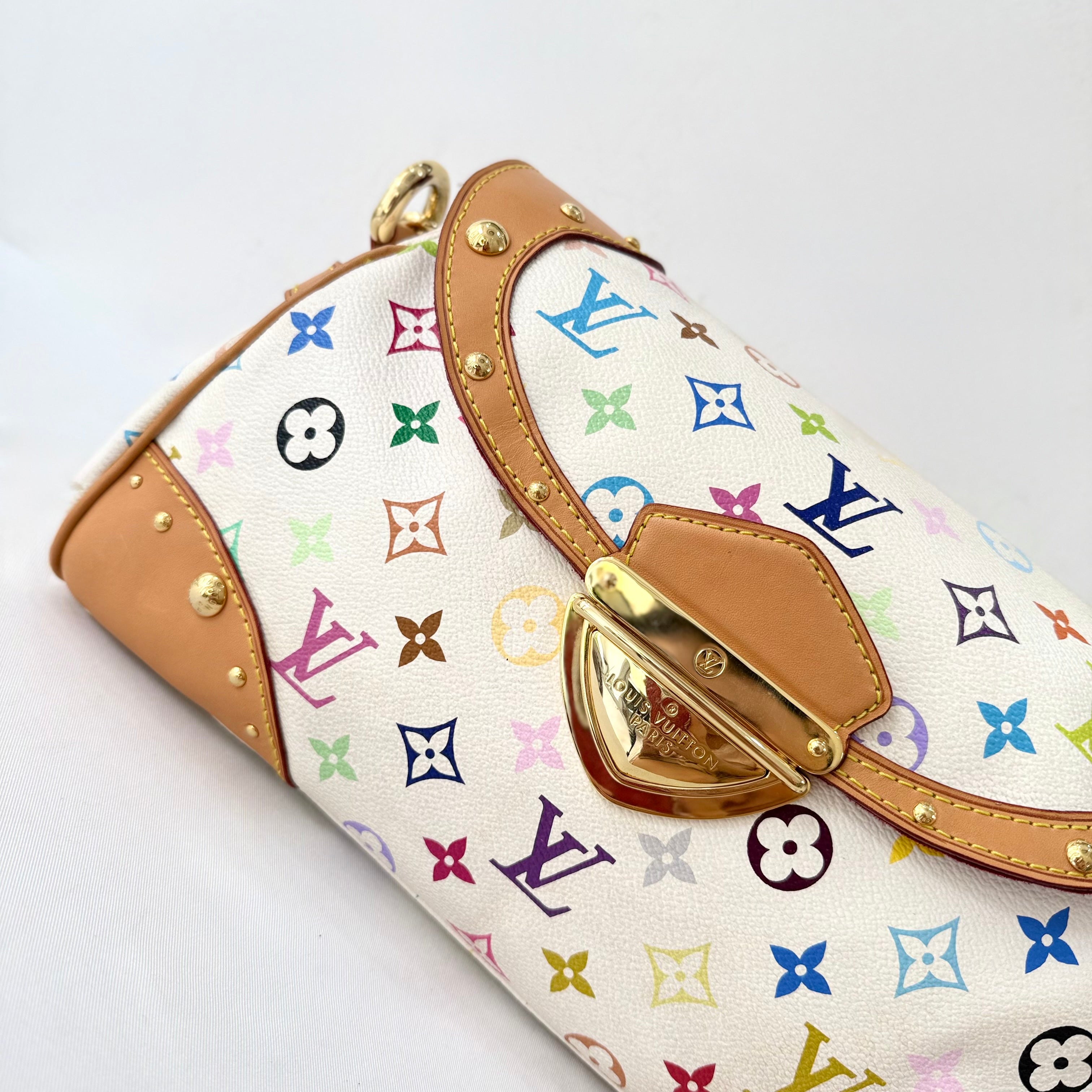 Louis Vuitton Takashi Murakami Beverly MM Shoulder Bag