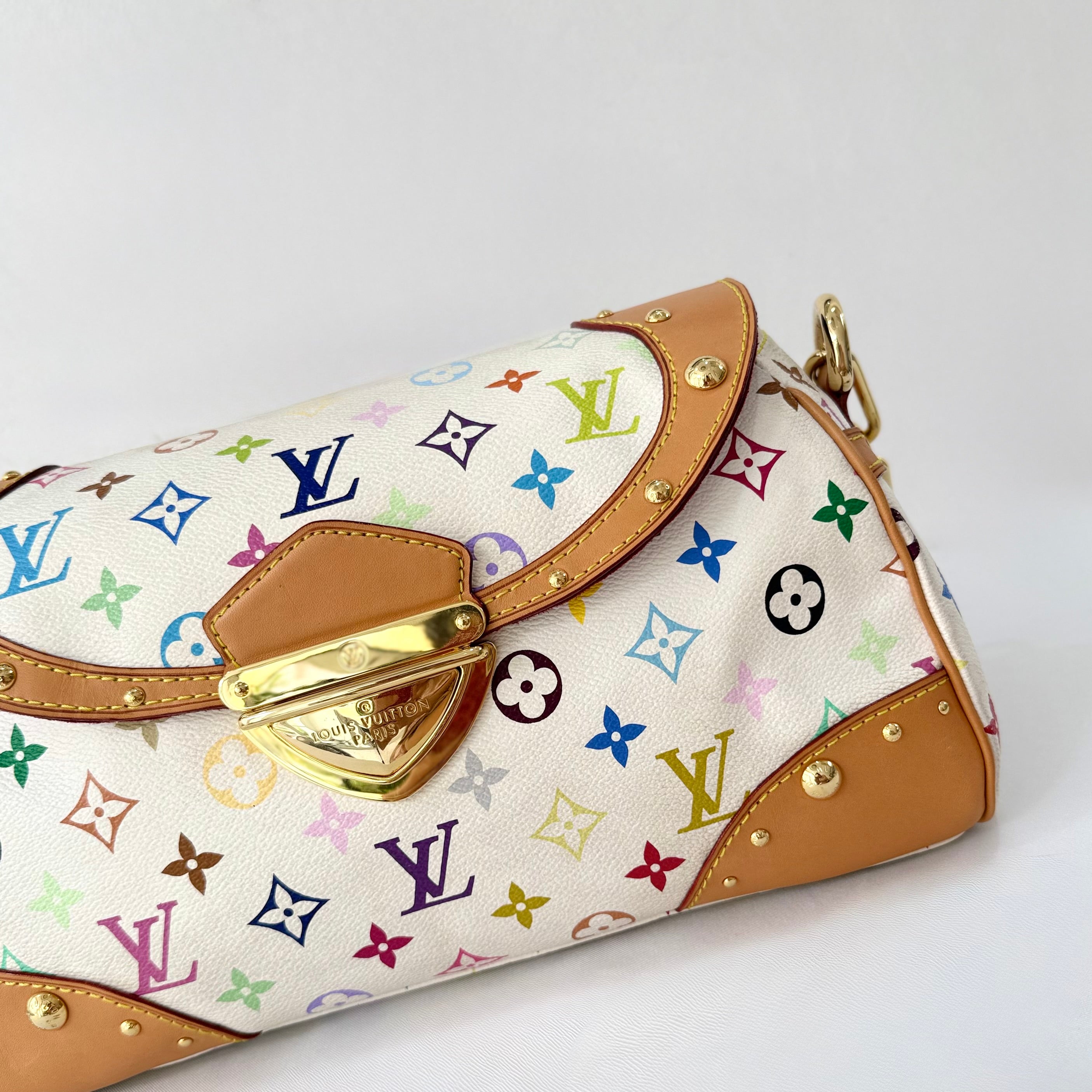 Louis Vuitton Takashi Murakami Beverly MM Shoulder Bag