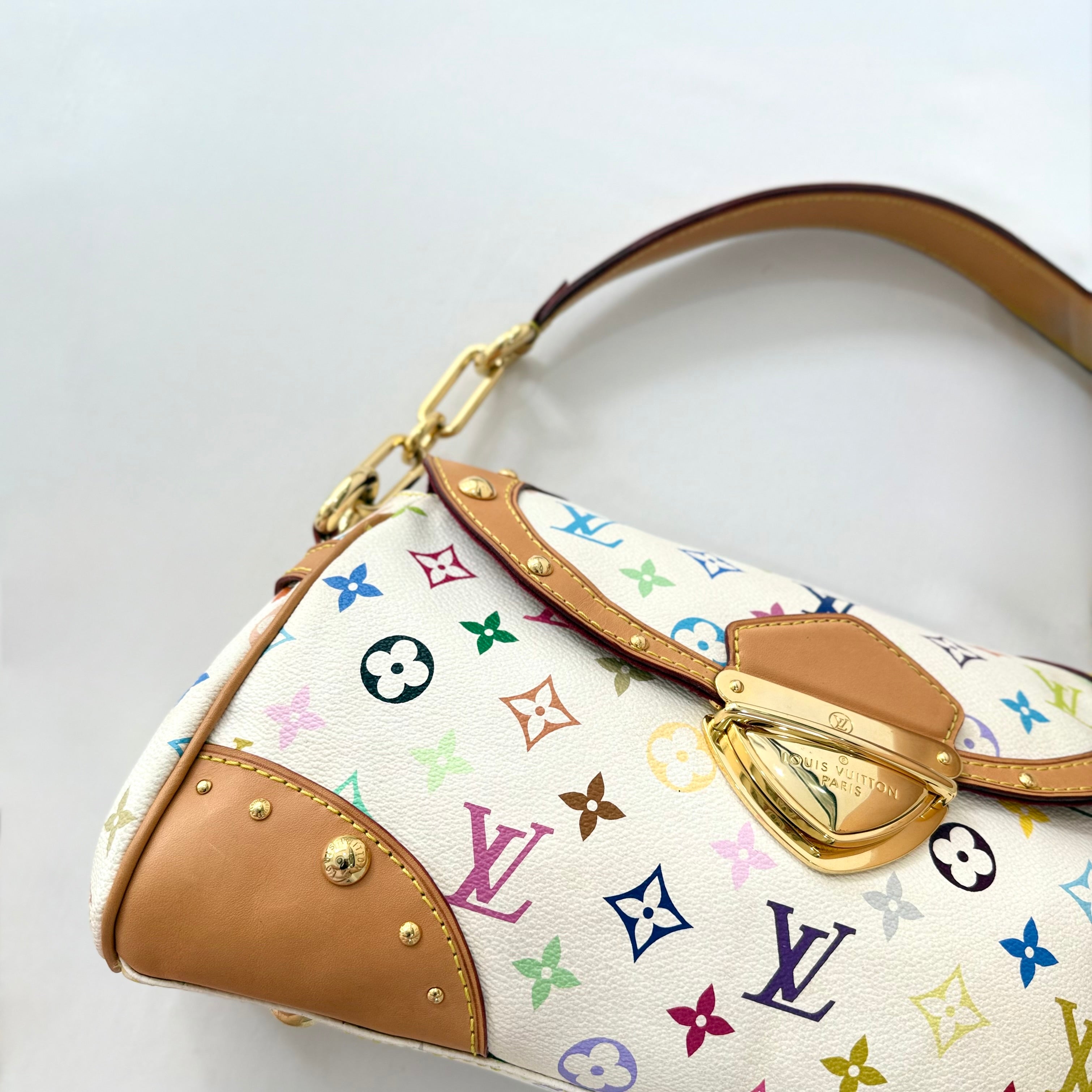 Louis Vuitton Takashi Murakami Beverly MM Shoulder Bag