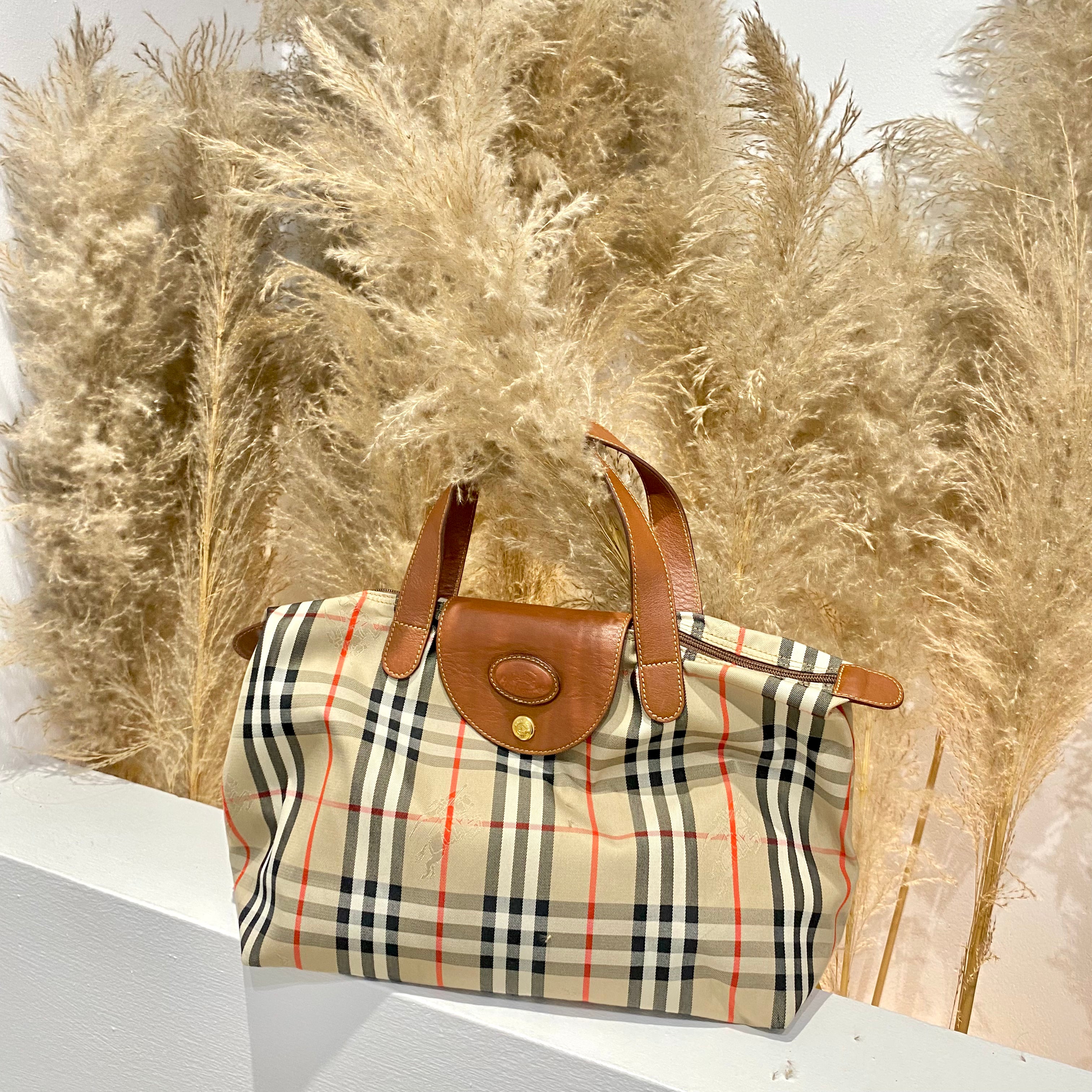 Burberry Nova Check Tote Bag
