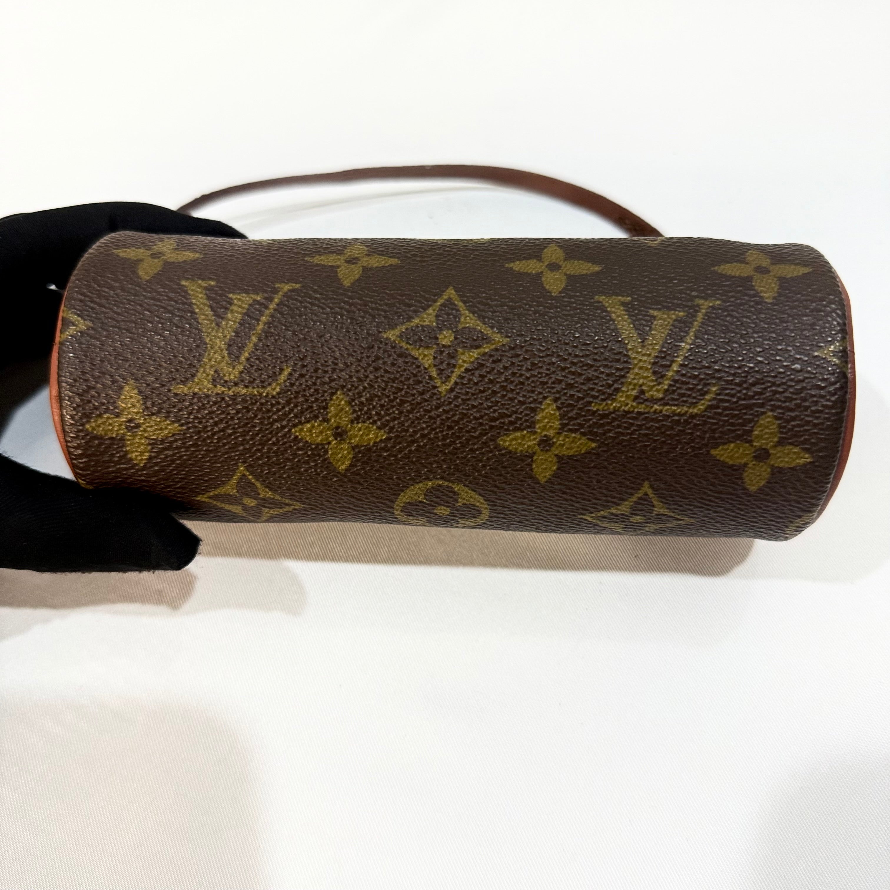 LOUIS VUITTON Monogram Canvas Mini Papillon Pochette Bag
