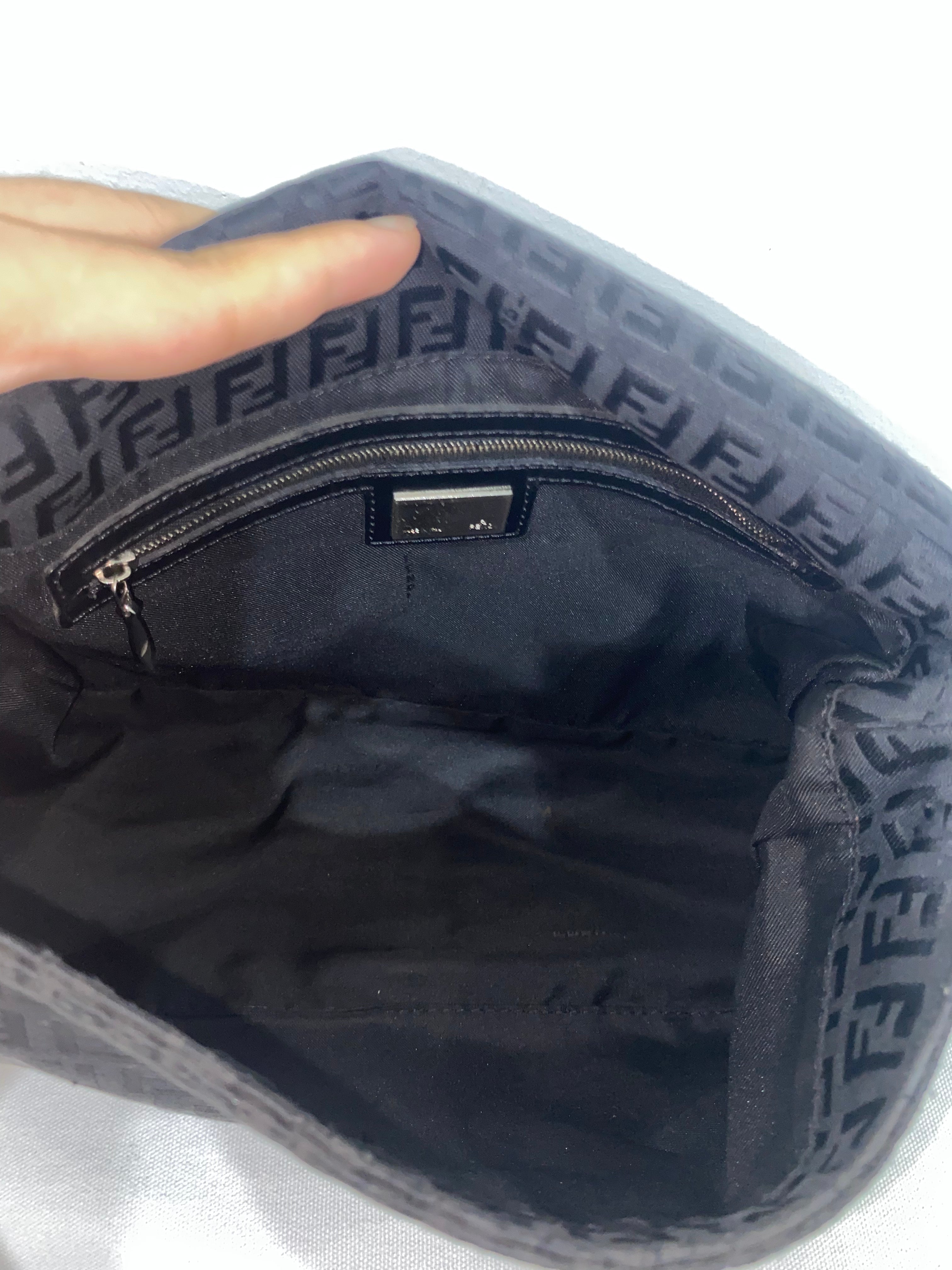 Fendi Zucca Print Mamma Baguette Shoulder Bag