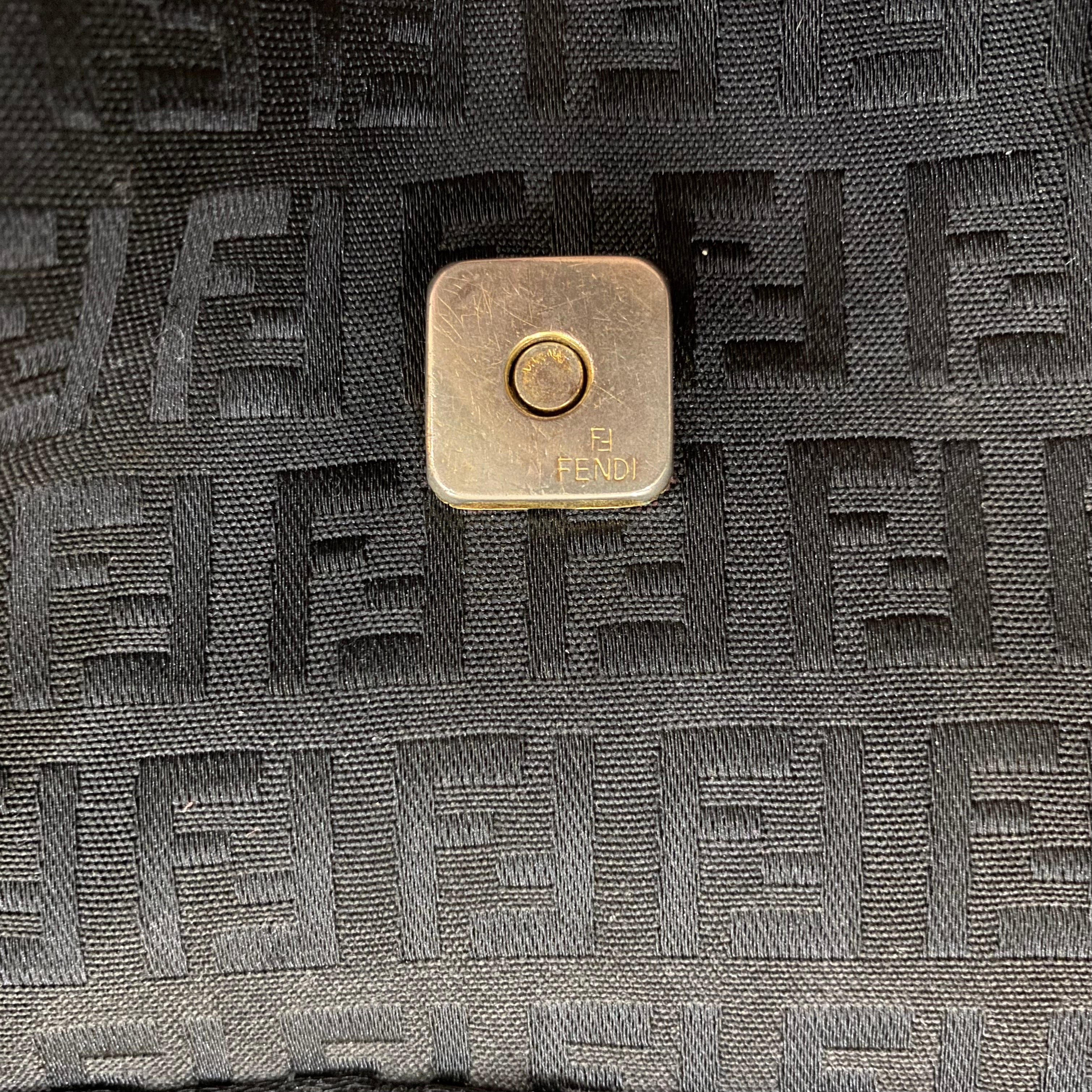 Fendi Zucca Print Mamma Baguette Shoulder Bag