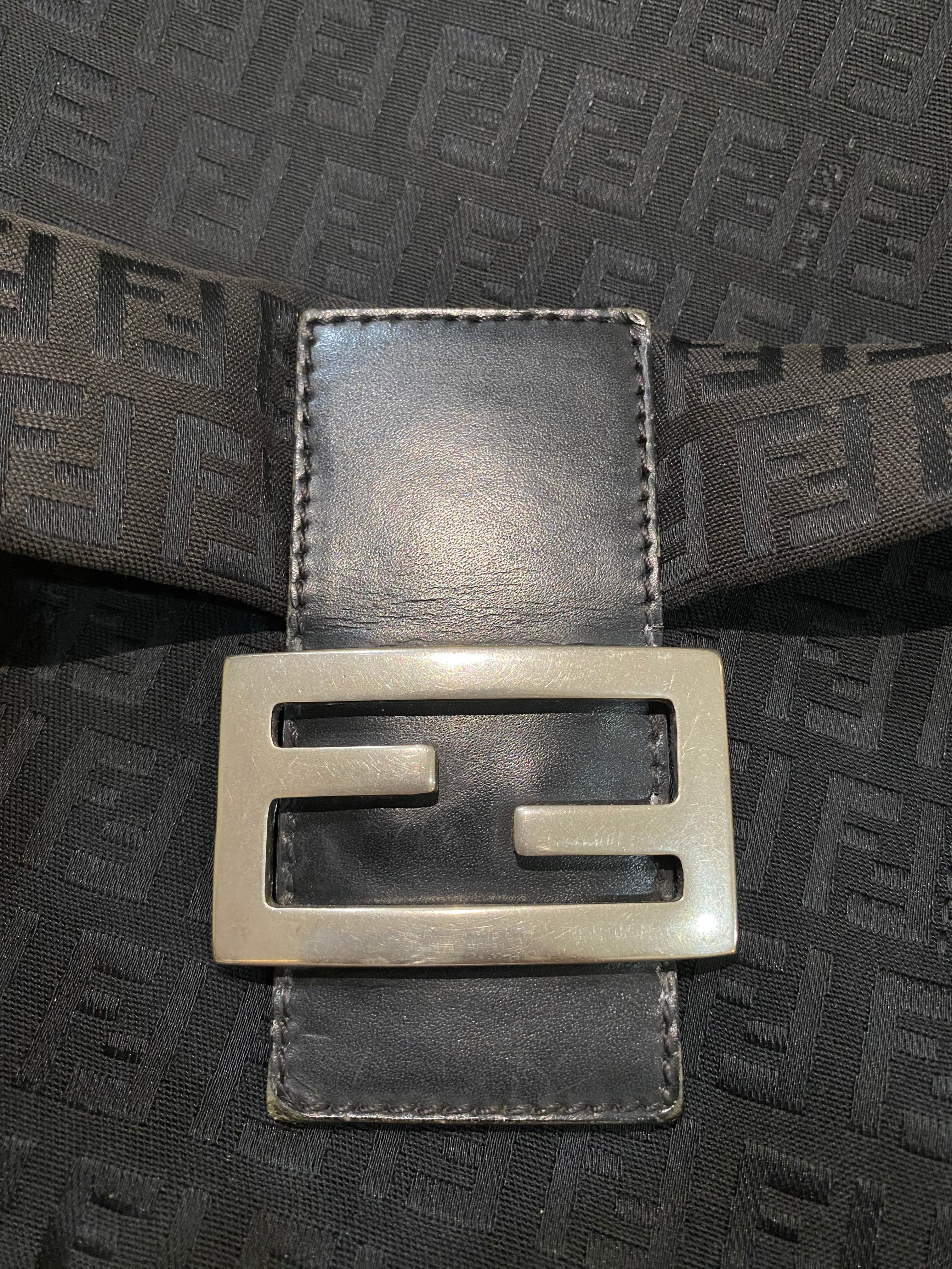 Fendi Zucca Print Mamma Baguette Shoulder Bag