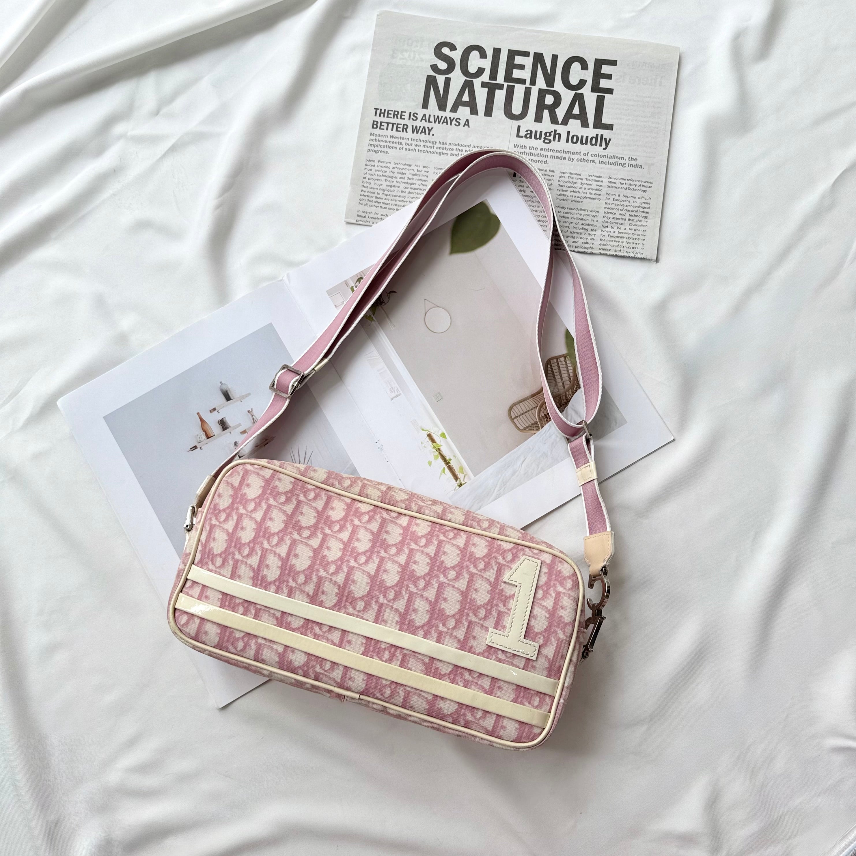 Christian Dior Diorissimo Trotter Pink Crossbody