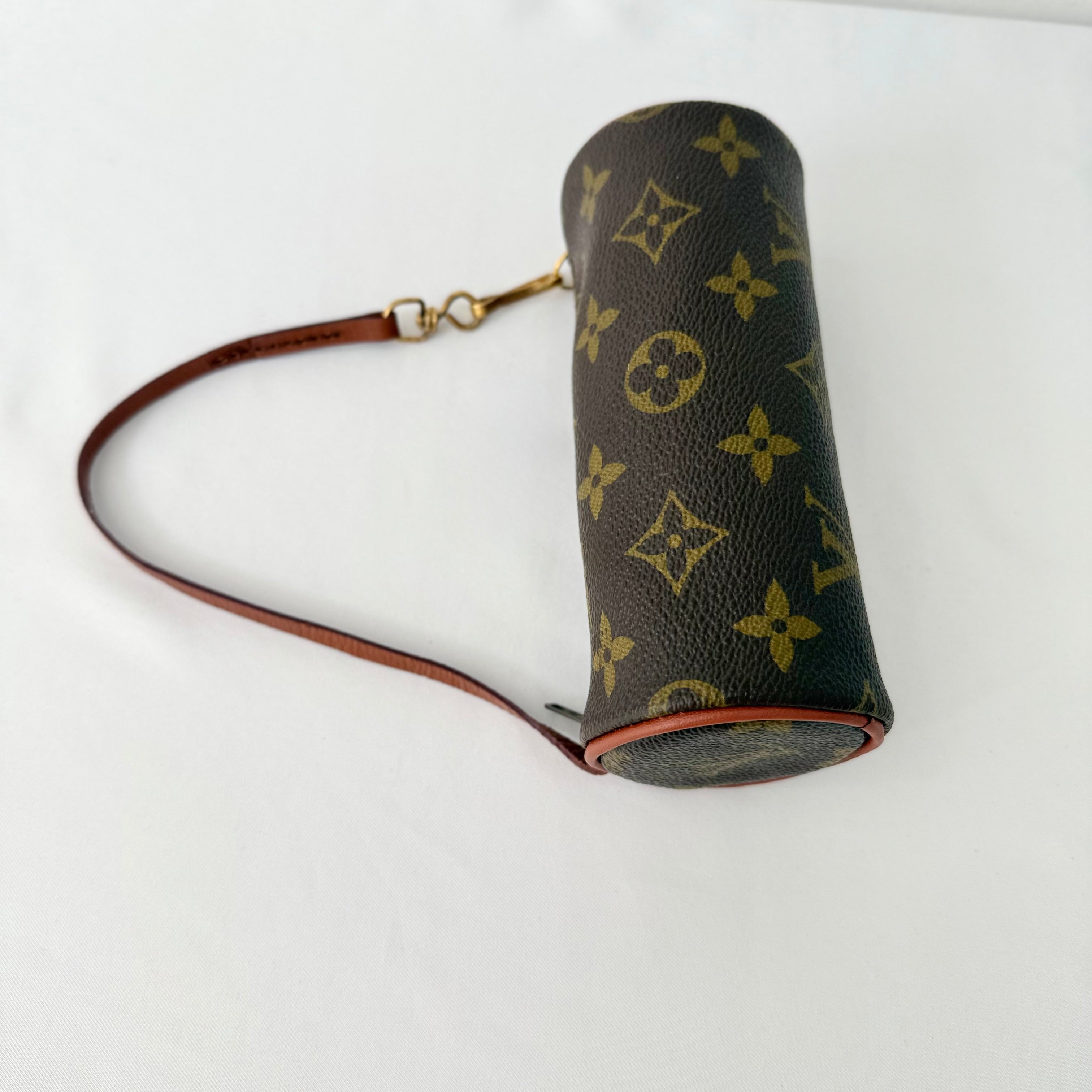 LOUIS VUITTON Monogram Canvas Mini Papillon Pochette Bag