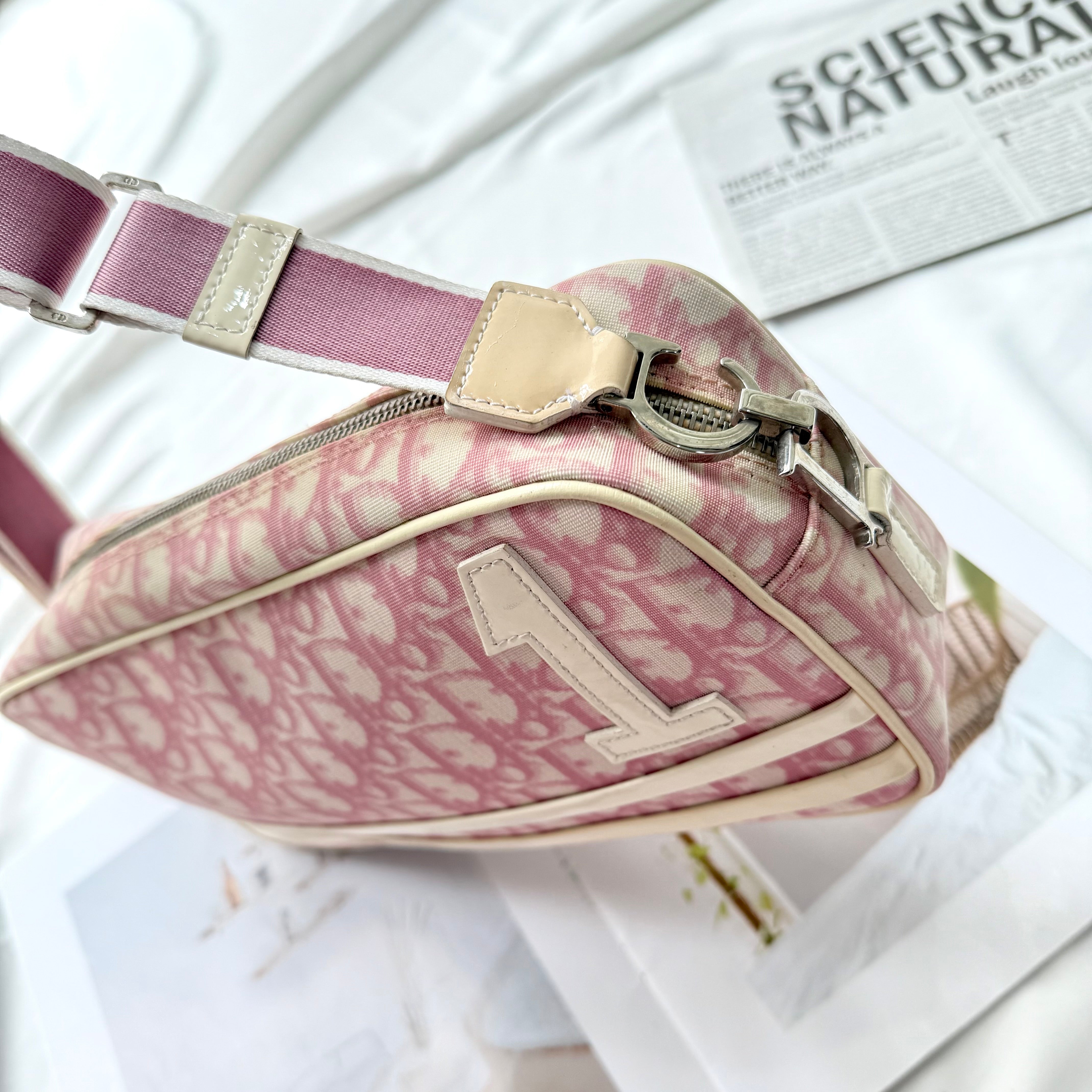 Christian Dior Diorissimo Trotter Pink Crossbody
