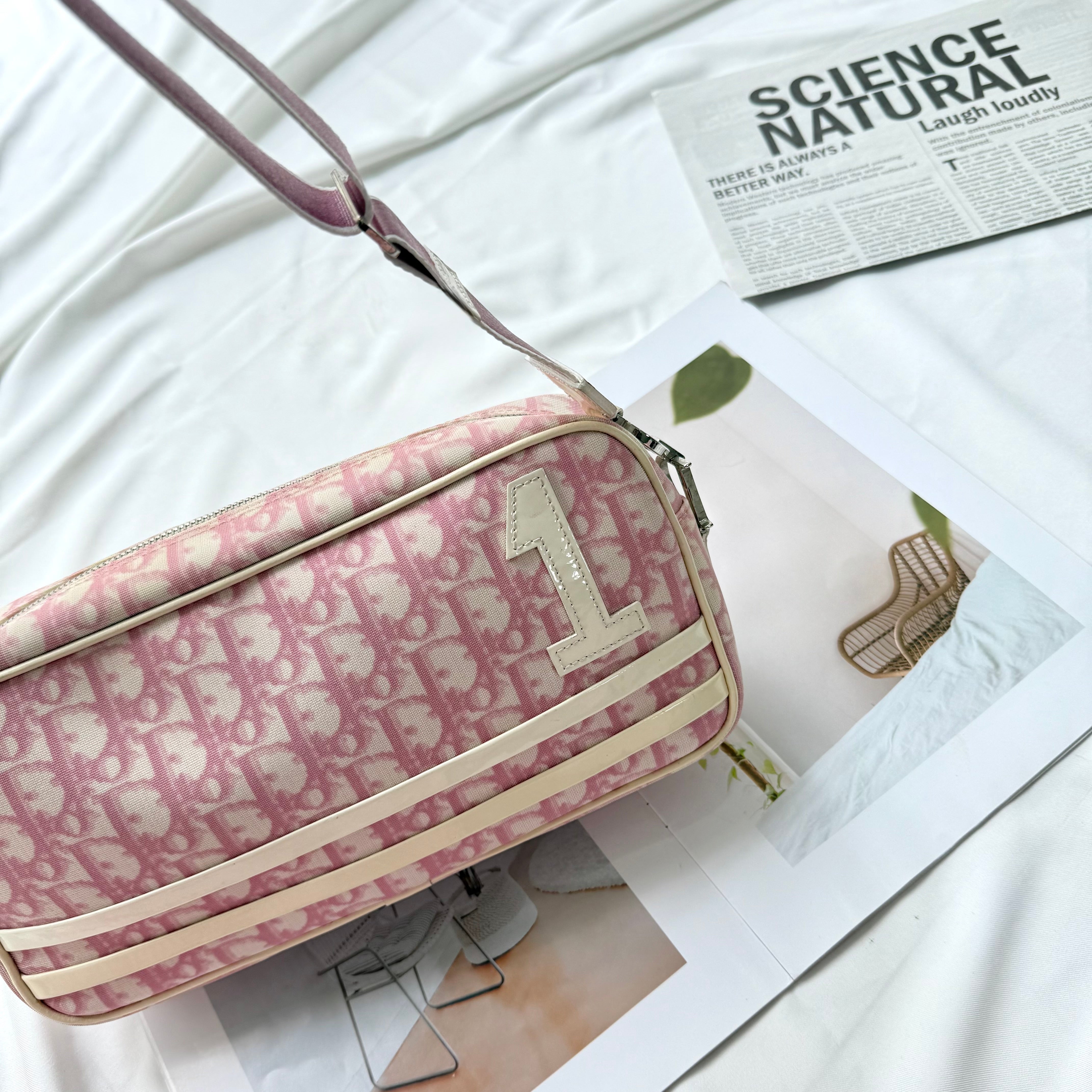 Christian Dior Diorissimo Trotter Pink Crossbody