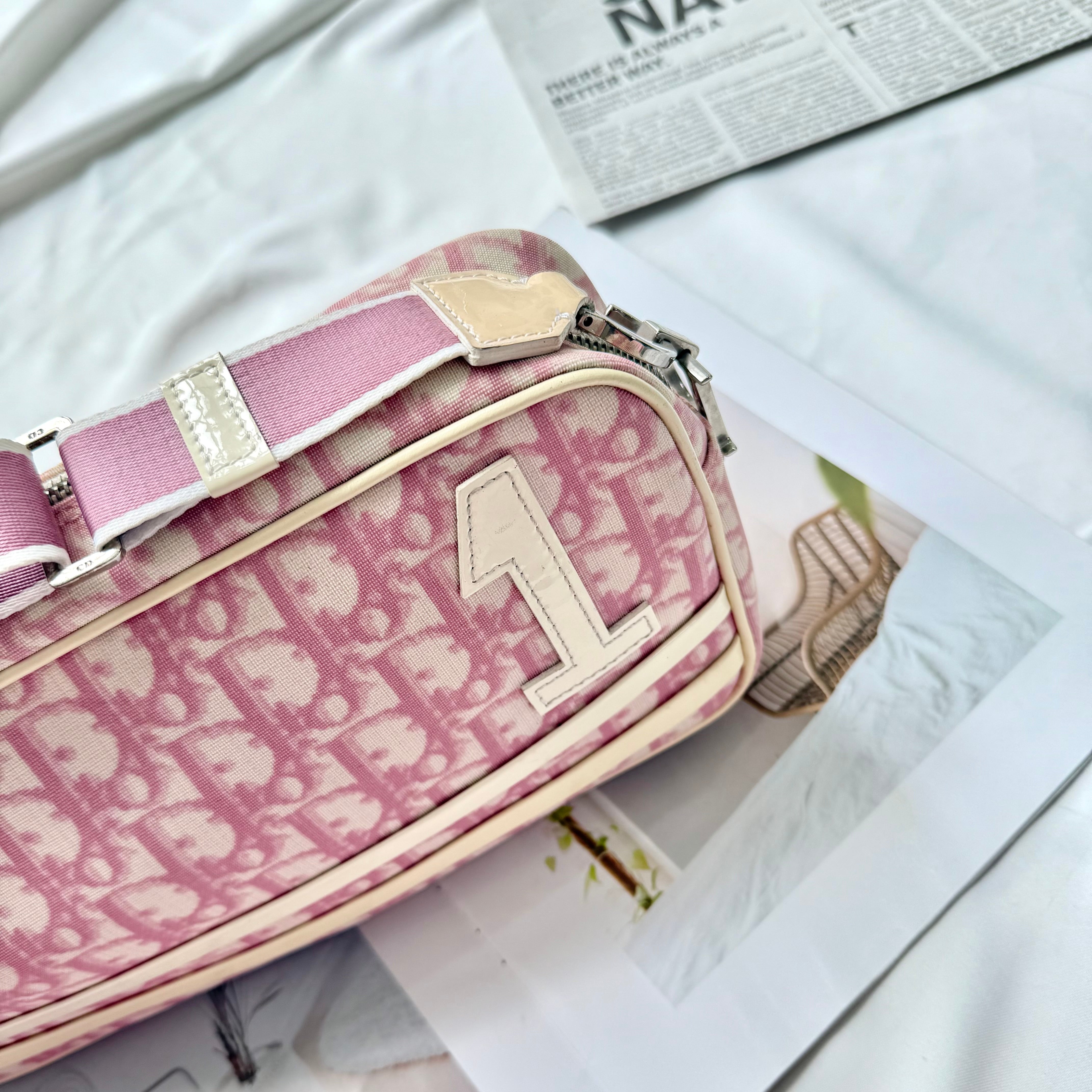 Christian Dior Diorissimo Trotter Pink Crossbody