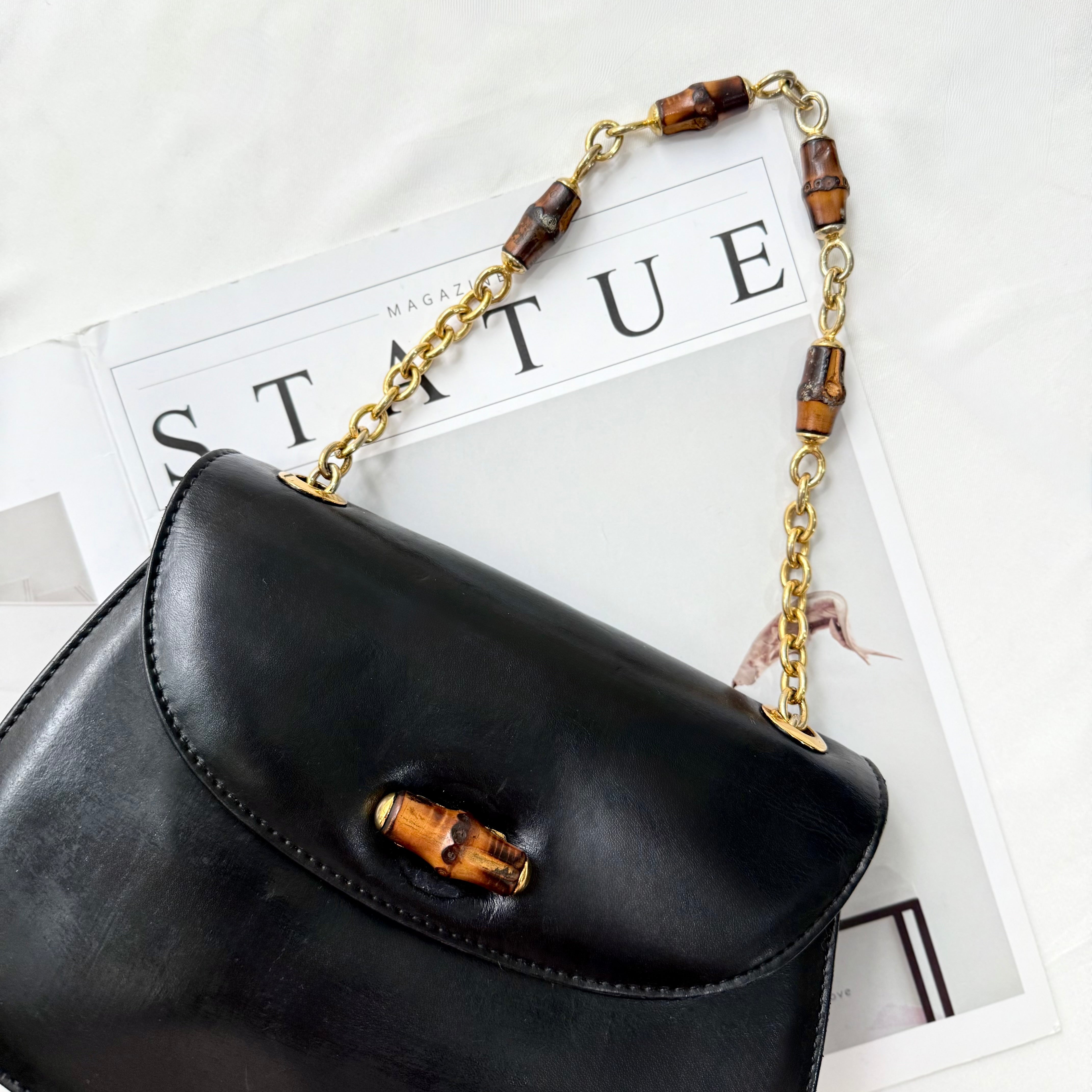 Gucci Classic Small Bamboo Top Handle Bag