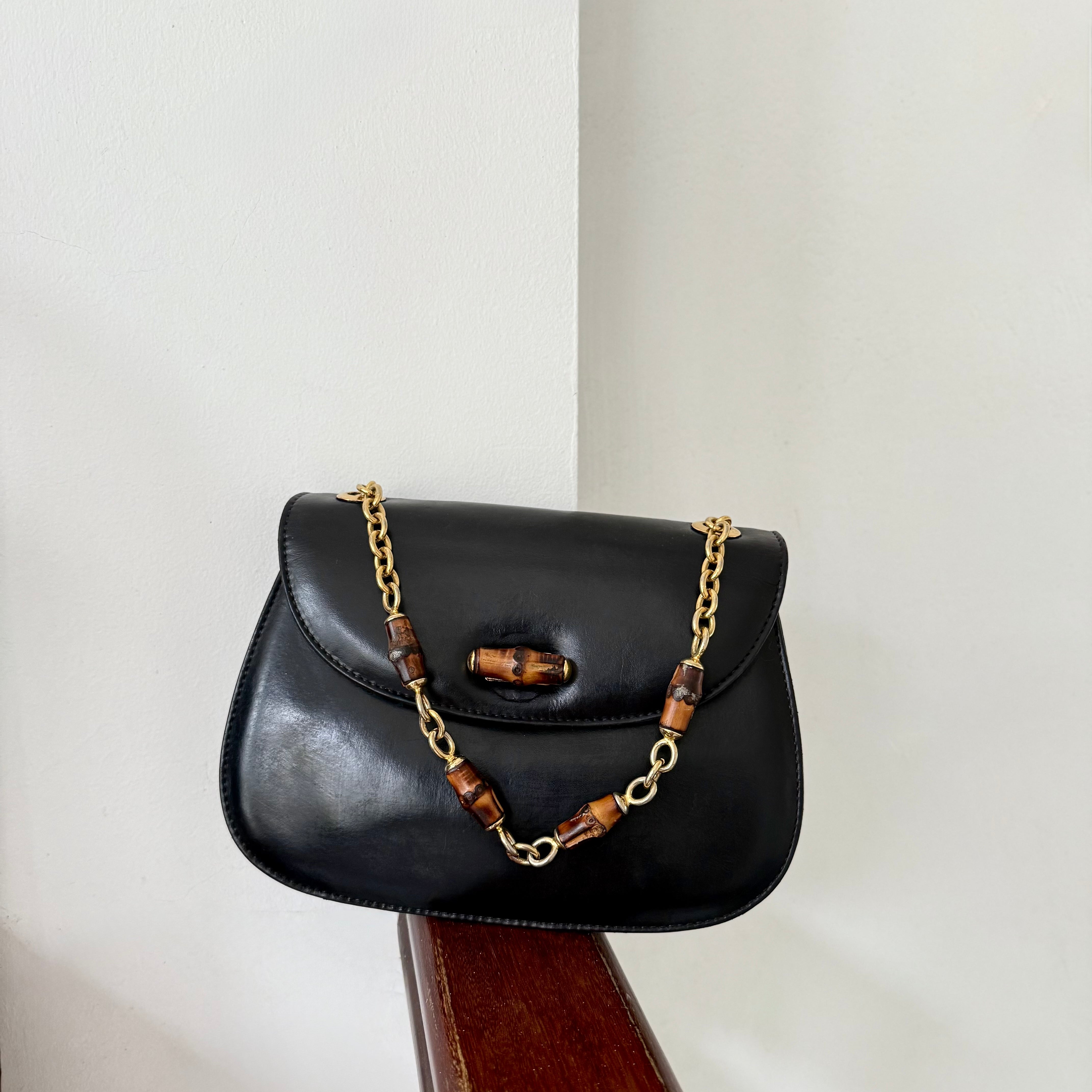 Gucci Classic Small Bamboo Top Handle Bag