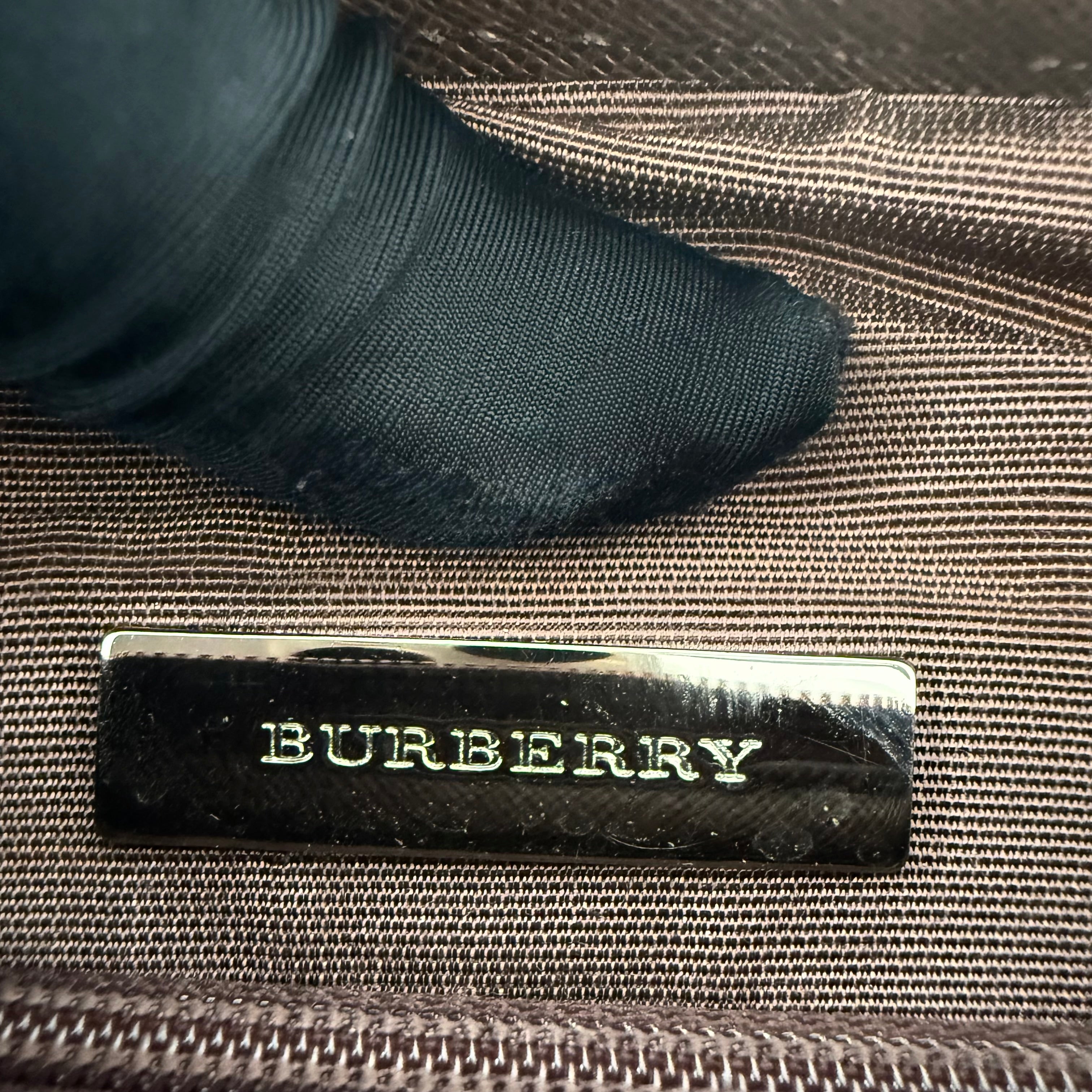 Burberry Nova Check Boston Shoulder Bag