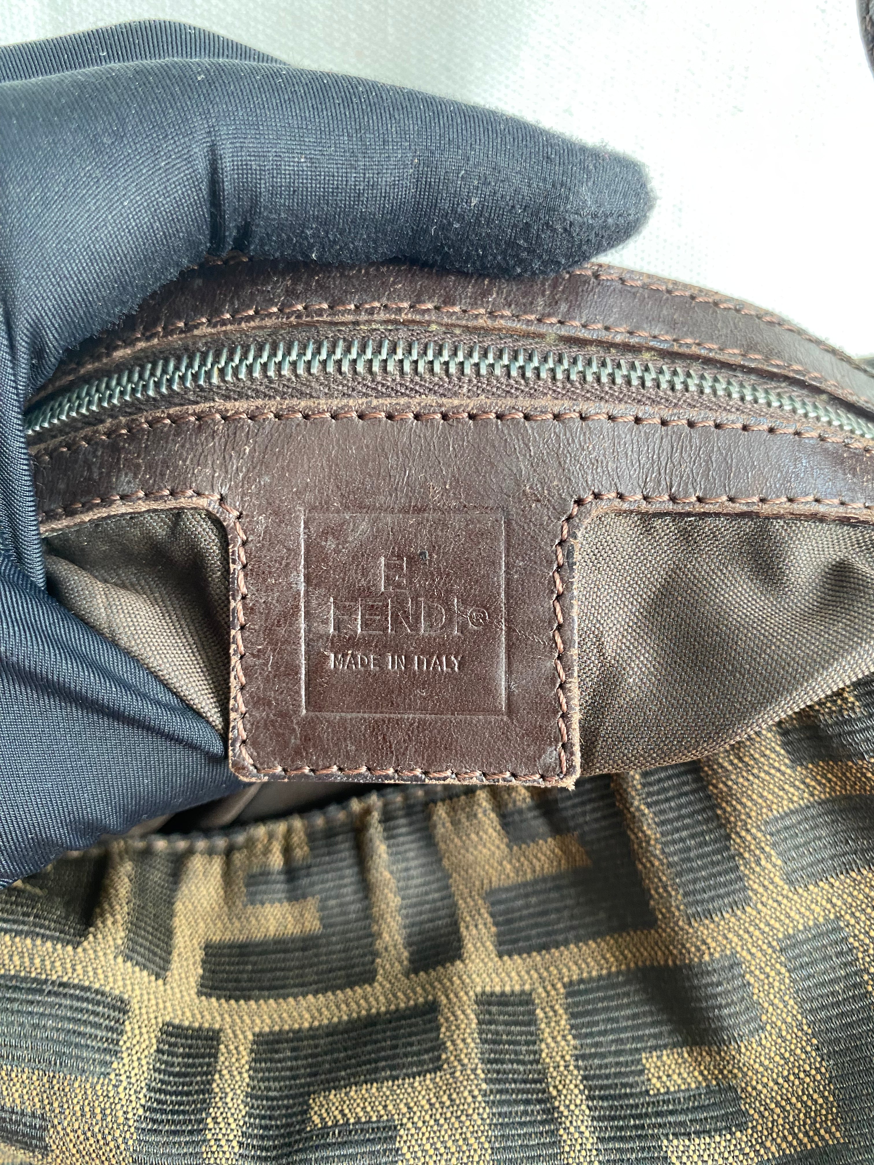 Fendi Zucca Mamma Baguette Shoulder Bag