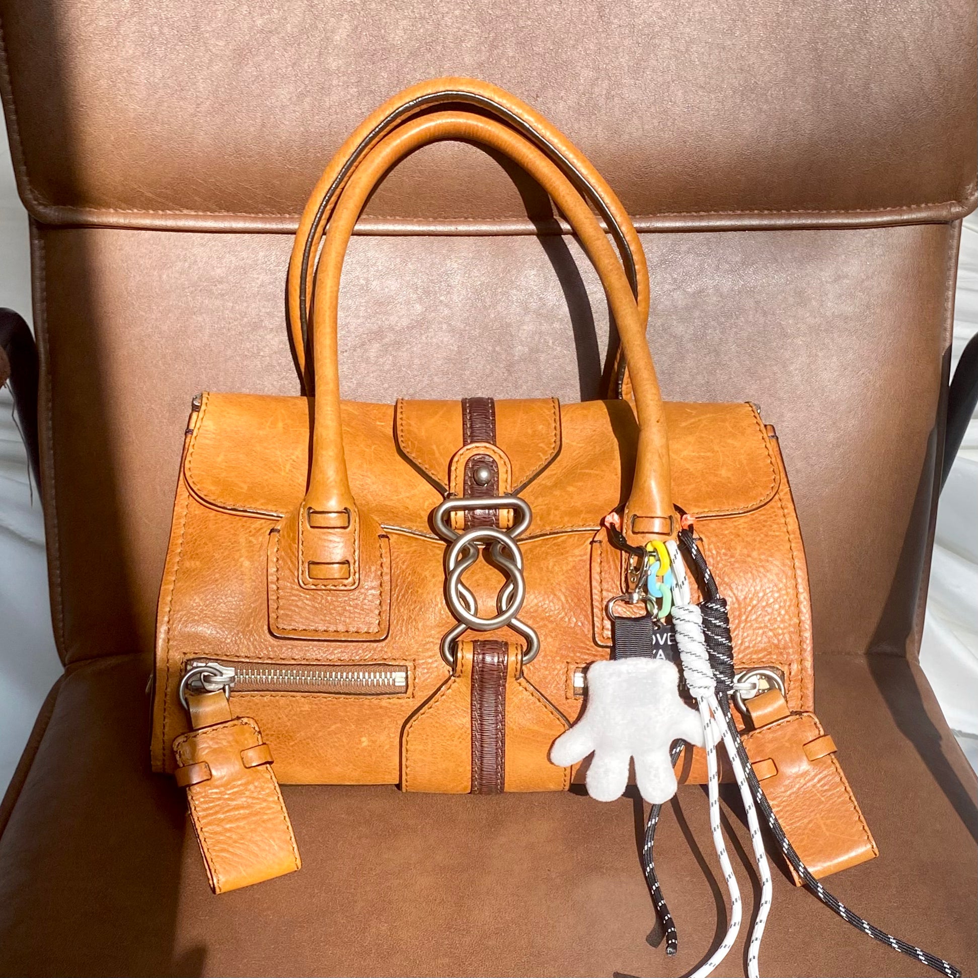 Chloe Brown Leather Bag