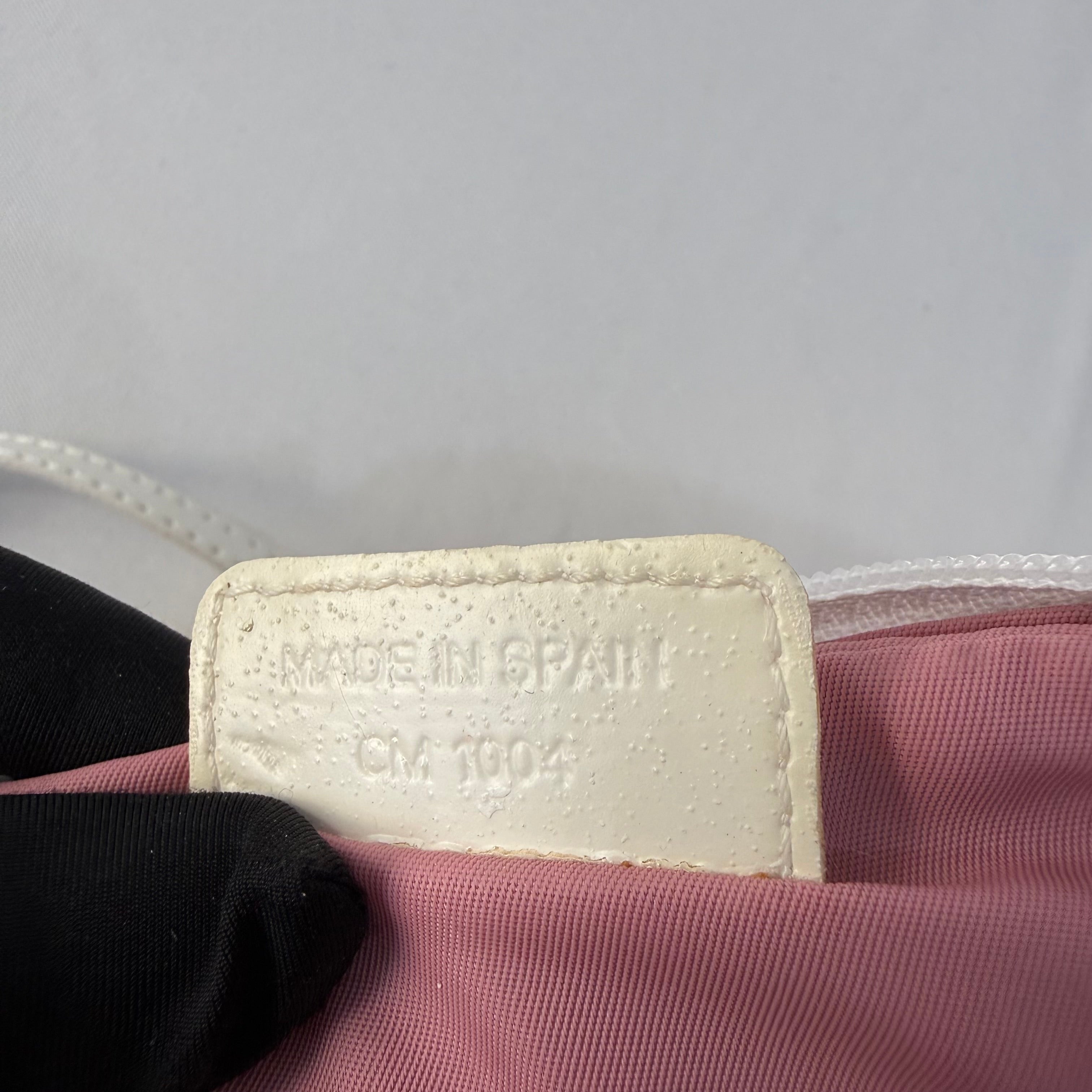 Christian Dior Girly Pink Trotter Monogram Shoulder Bag
