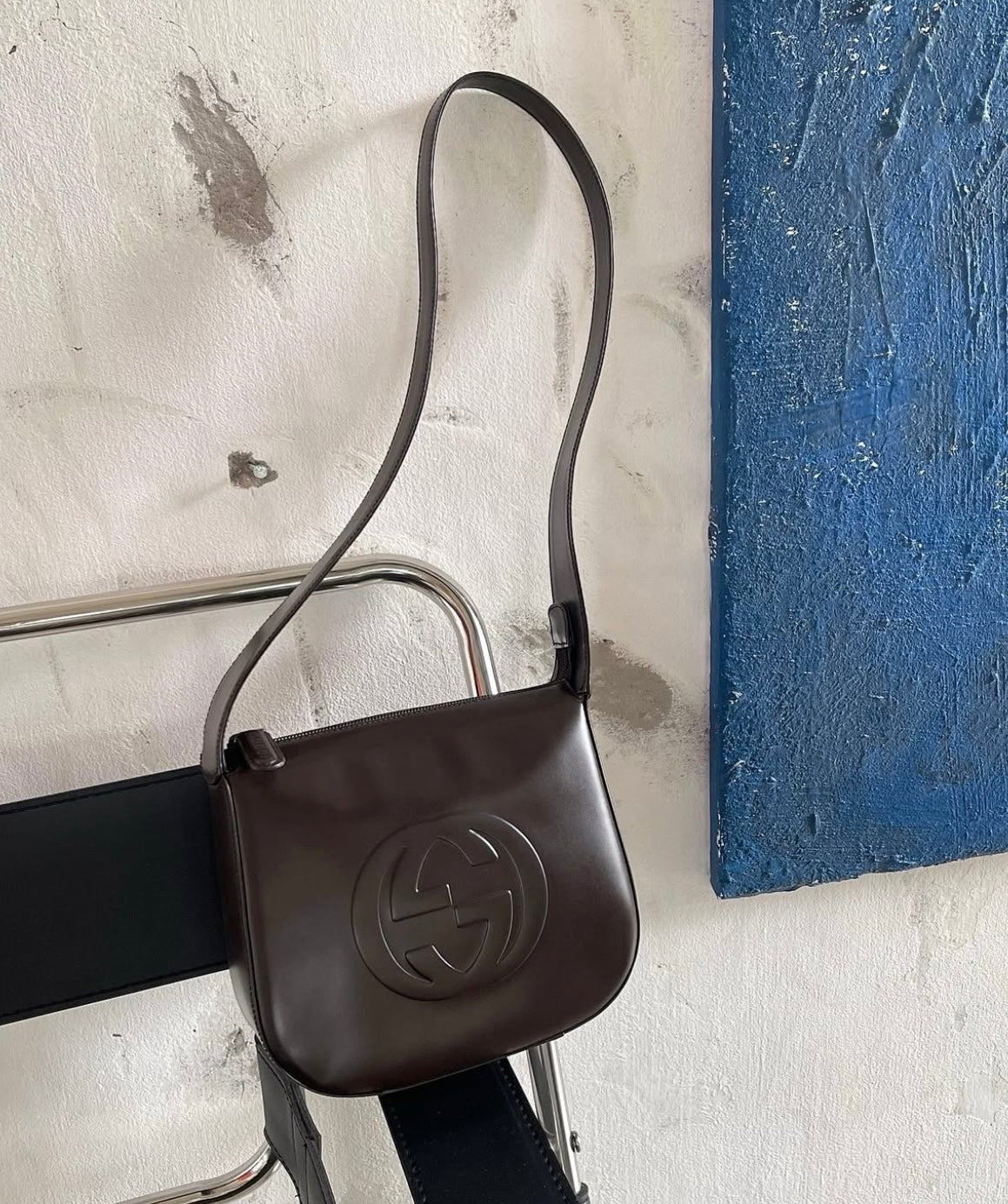 GUCCI Shoulder Bag Patent leather