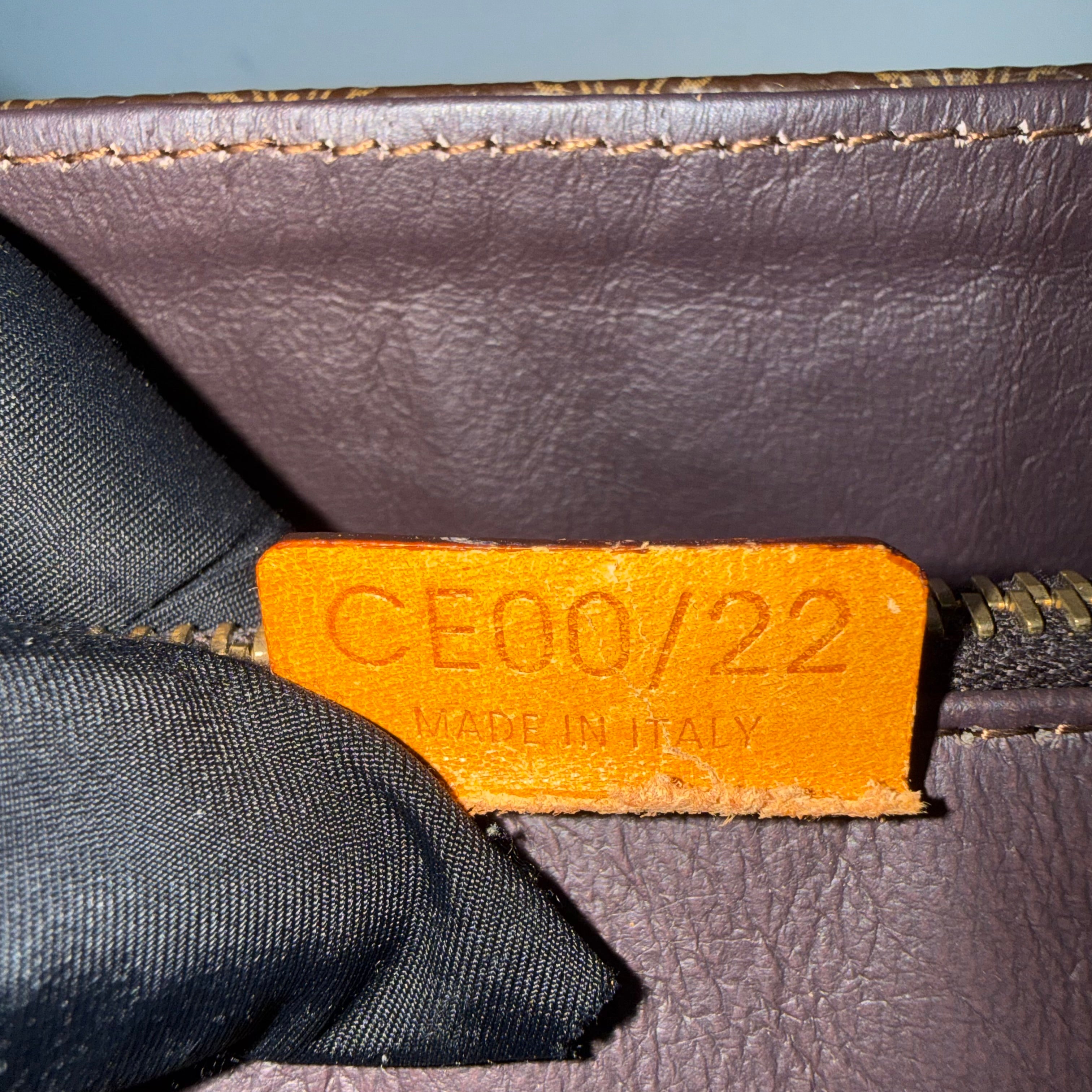 Celine Brown Macadam Triomphe Tote bag