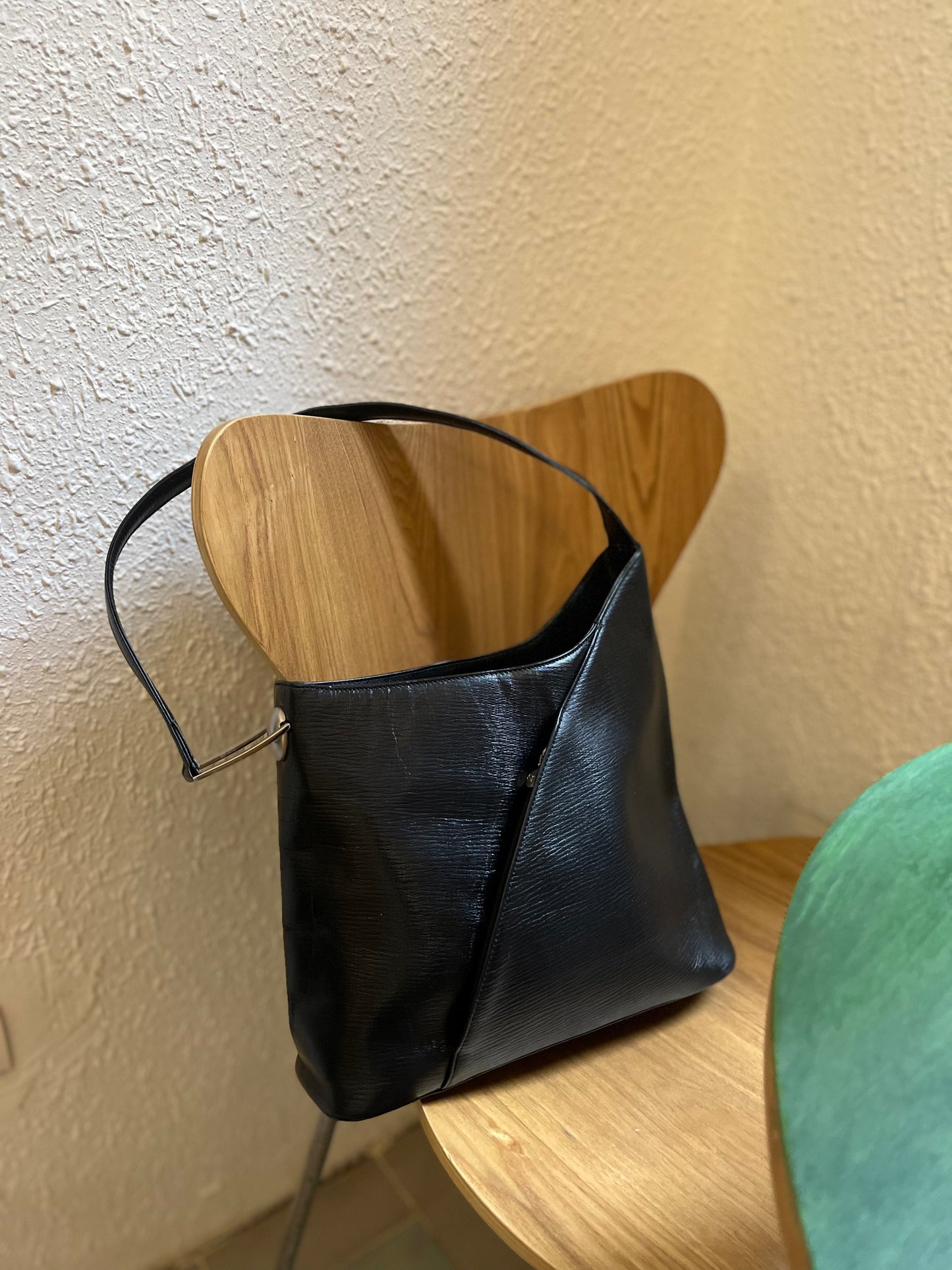 Balenciaga Black Leather Handbag