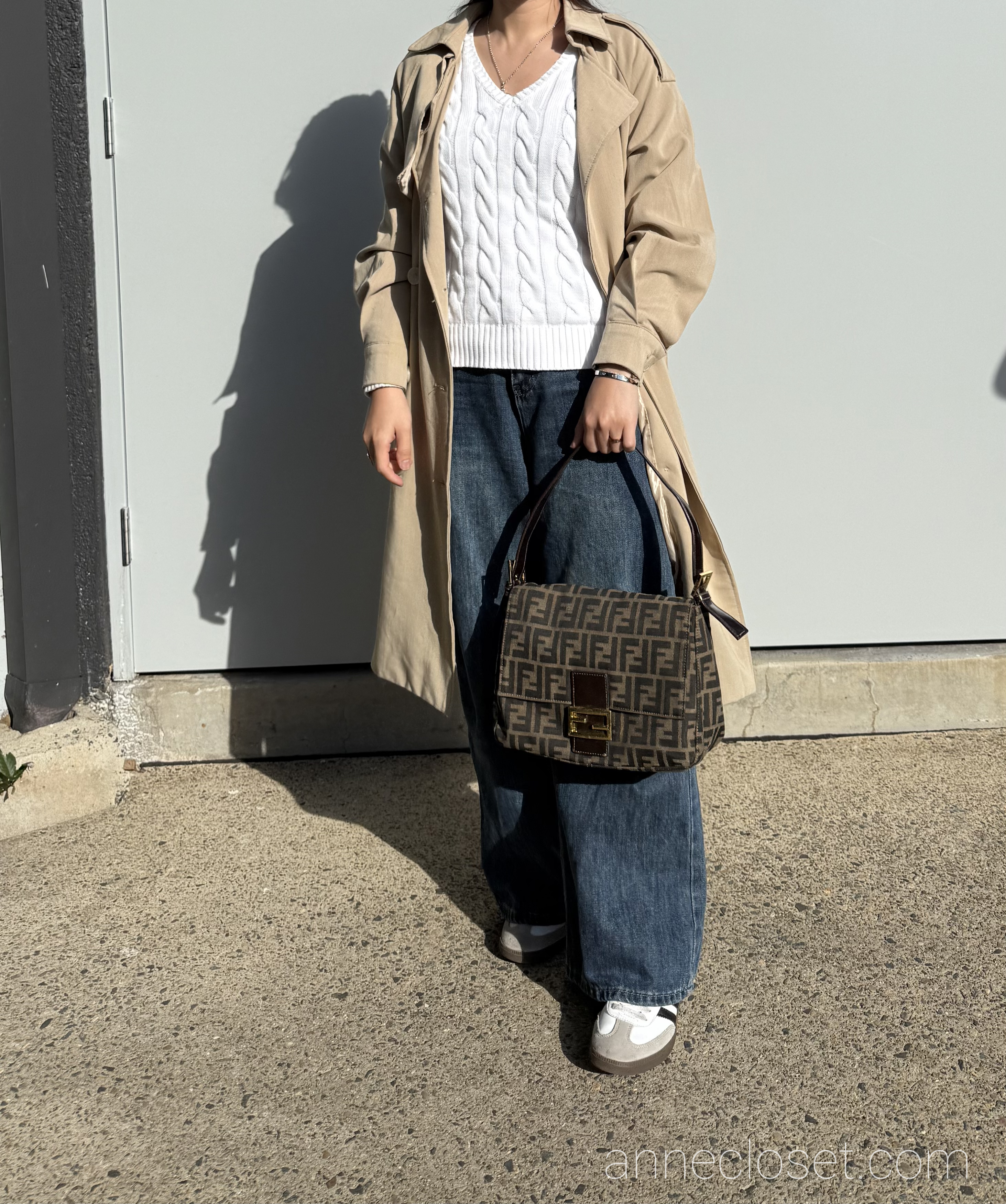 Fendi Mamma Baguette Brown