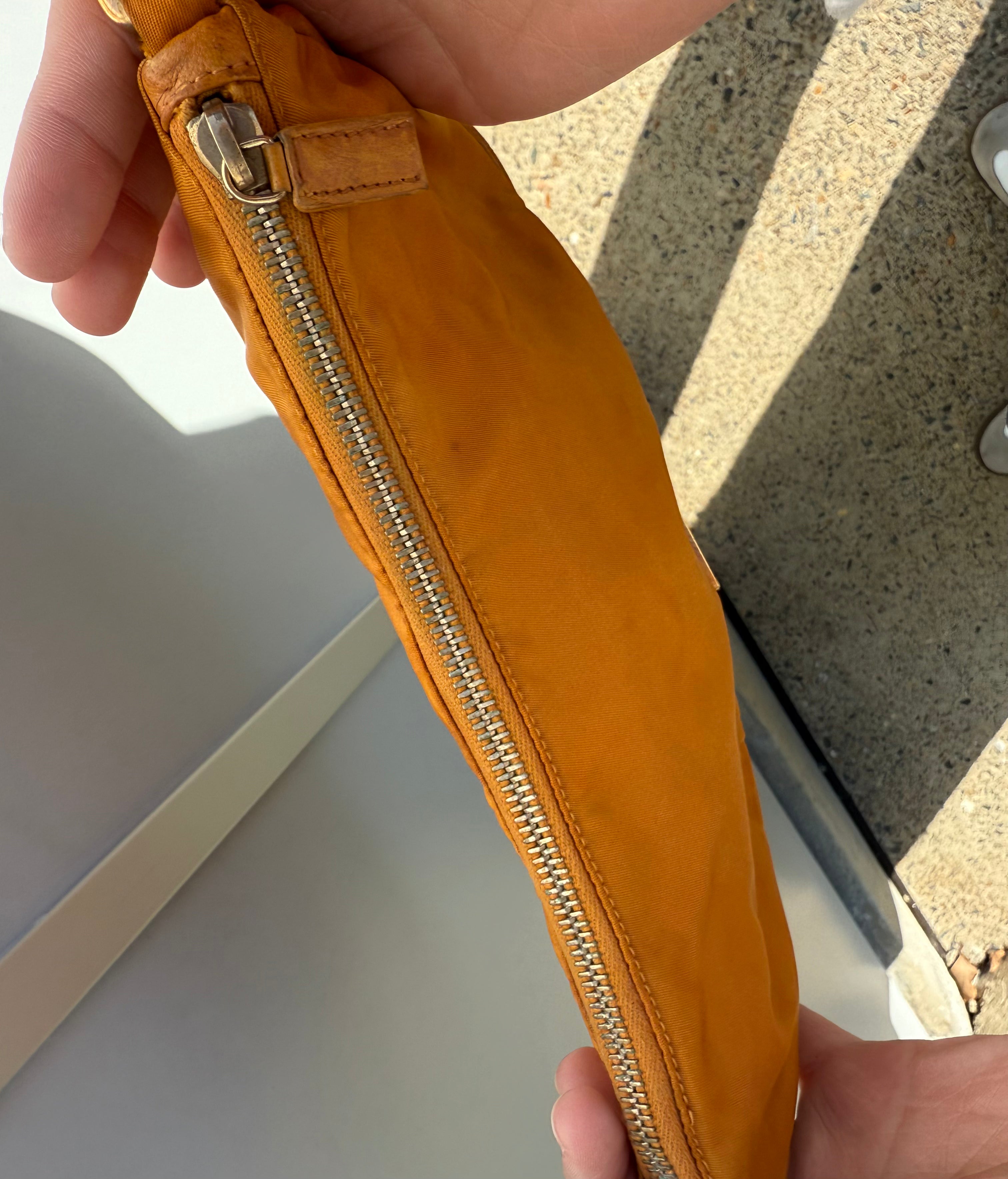 Prada Vintage Orange Shoulder Bag