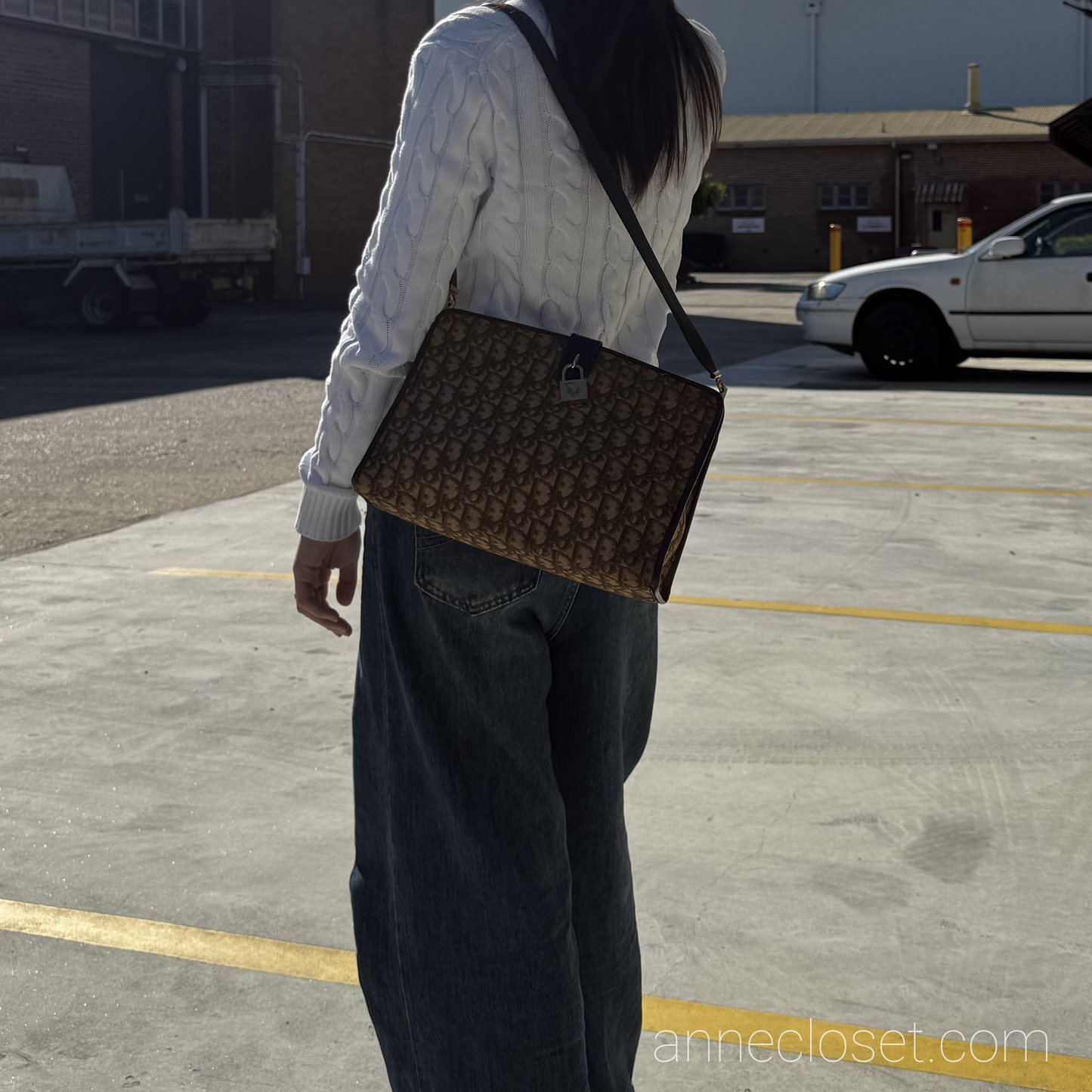 Christian Dior Vintage Trotter Canvas