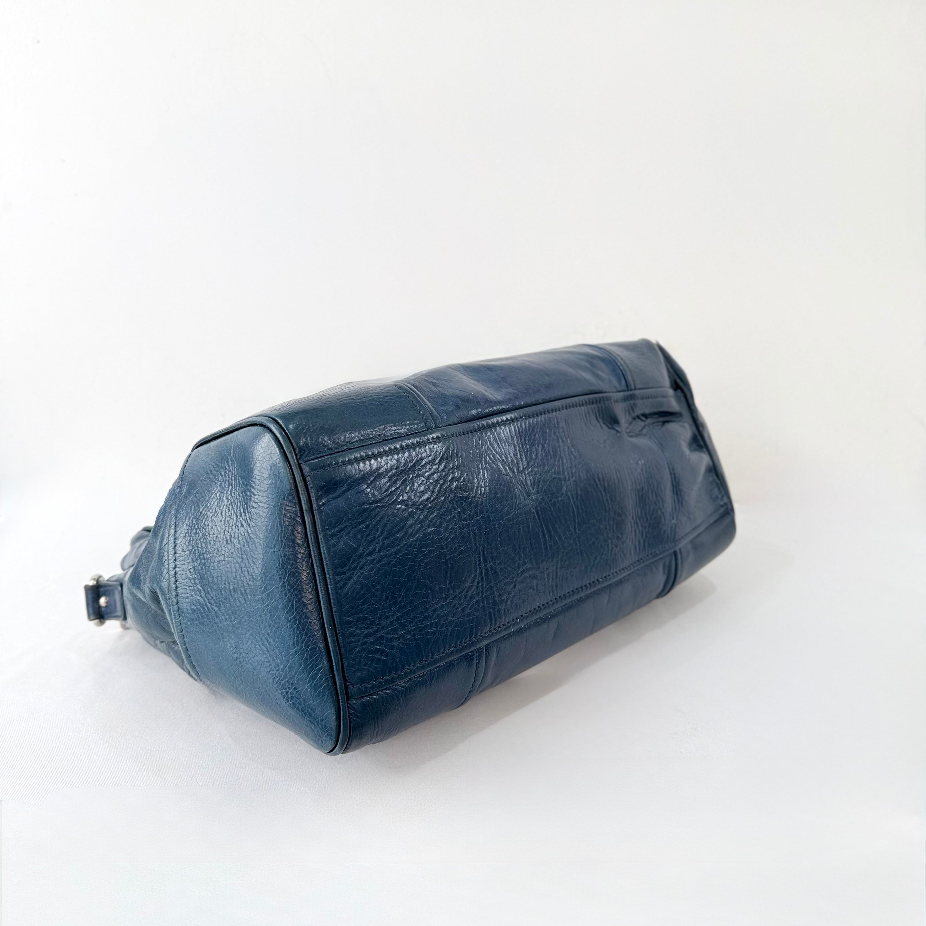 Miu Miu Double Zip Convertible Satchel Vitello Shine