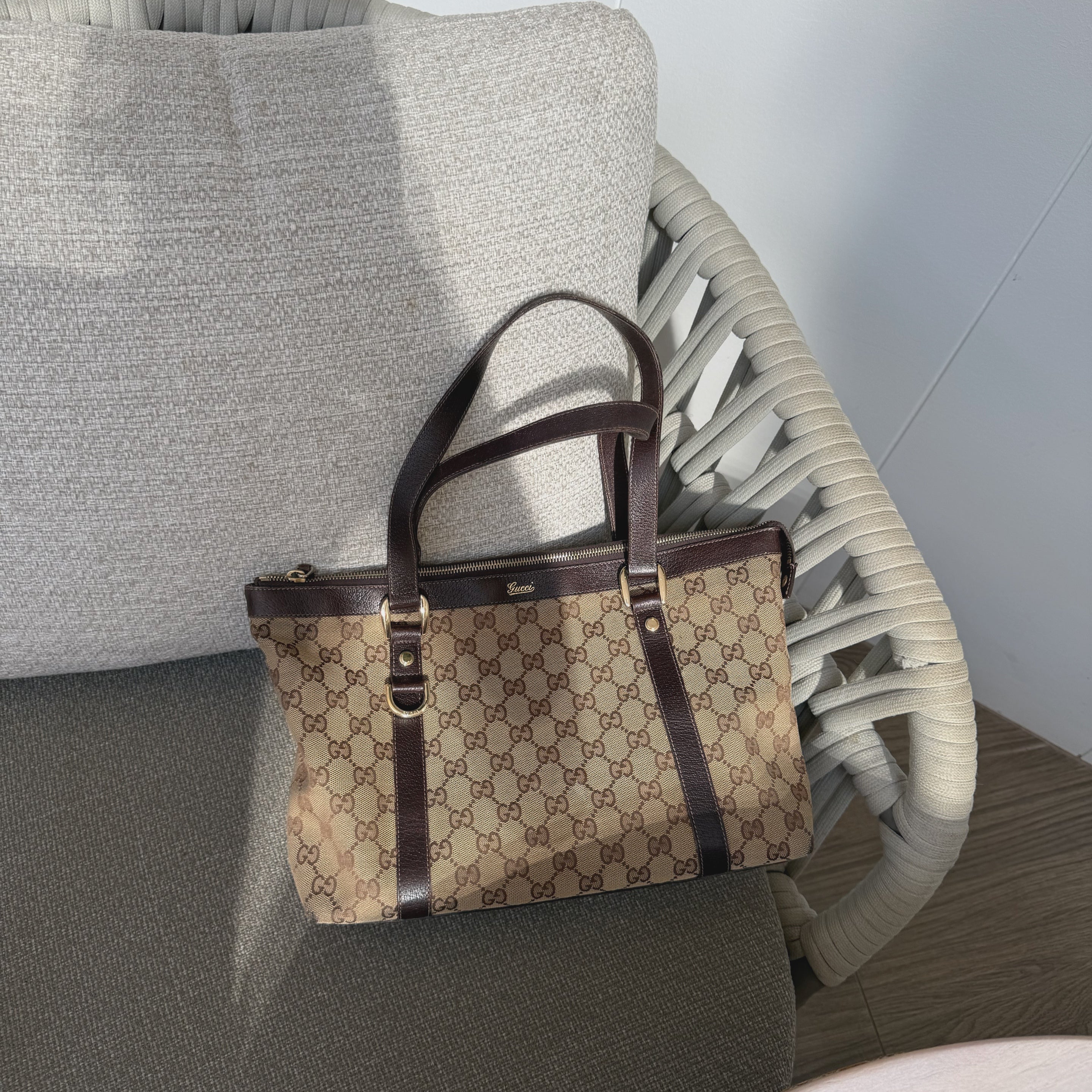 Gucci Brown GG Canvas Abbey