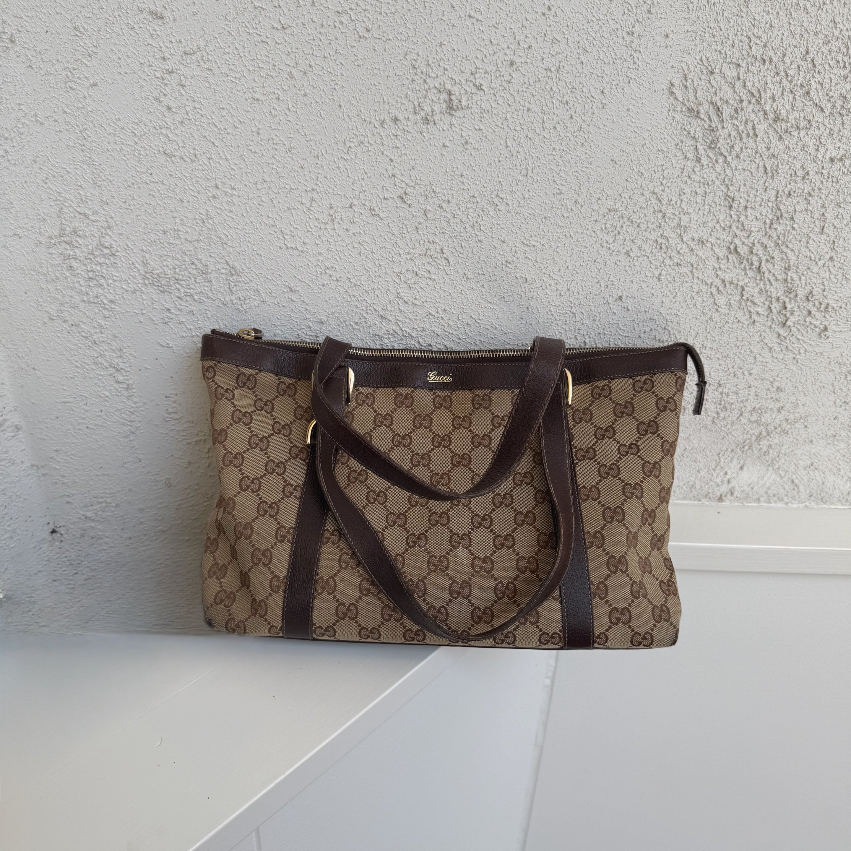 Gucci Brown GG Canvas Abbey