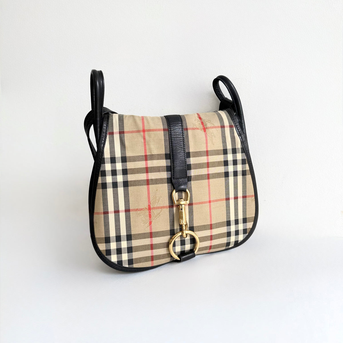 Burberry Haymarket Check Shoulder Bag