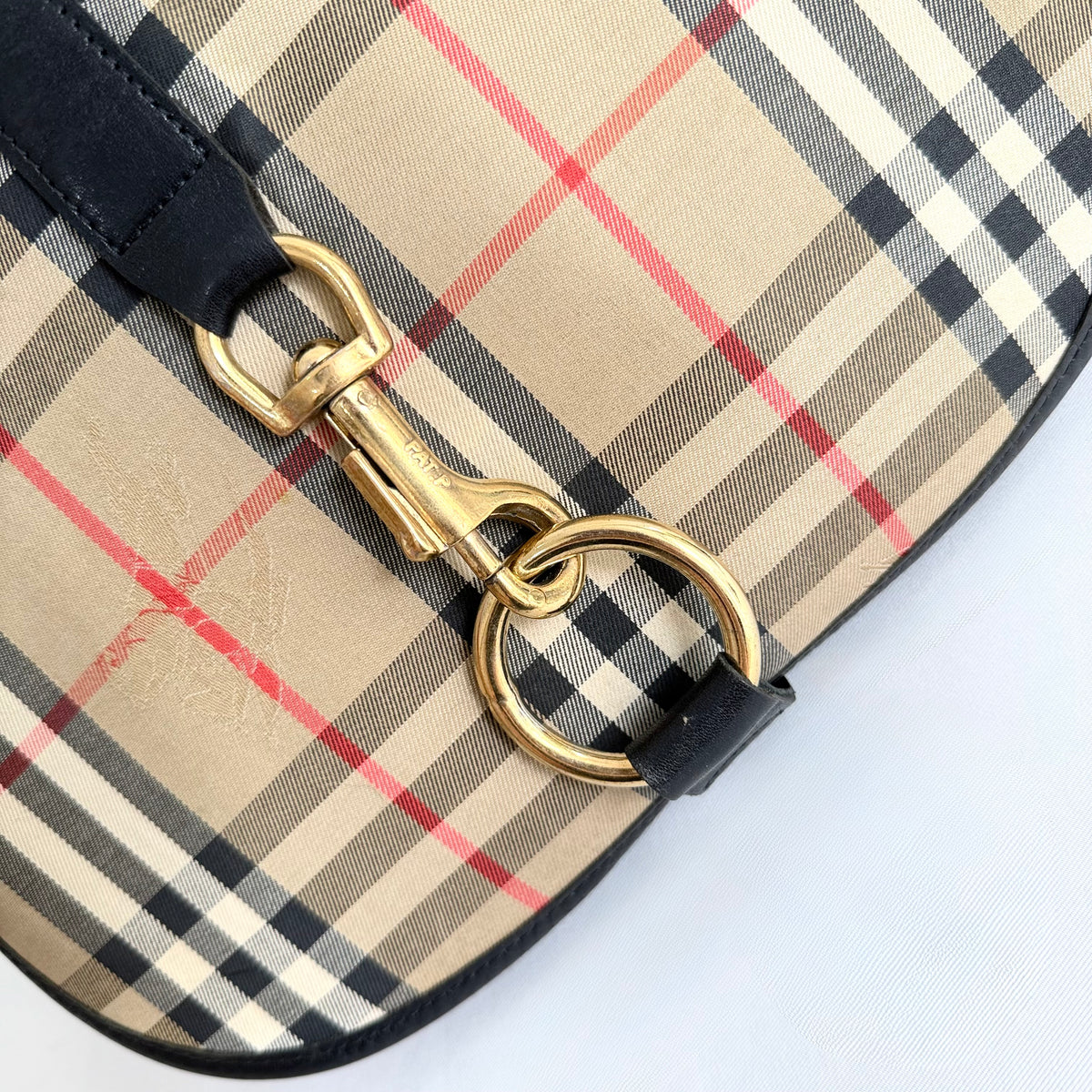 Burberry Haymarket Check Shoulder Bag
