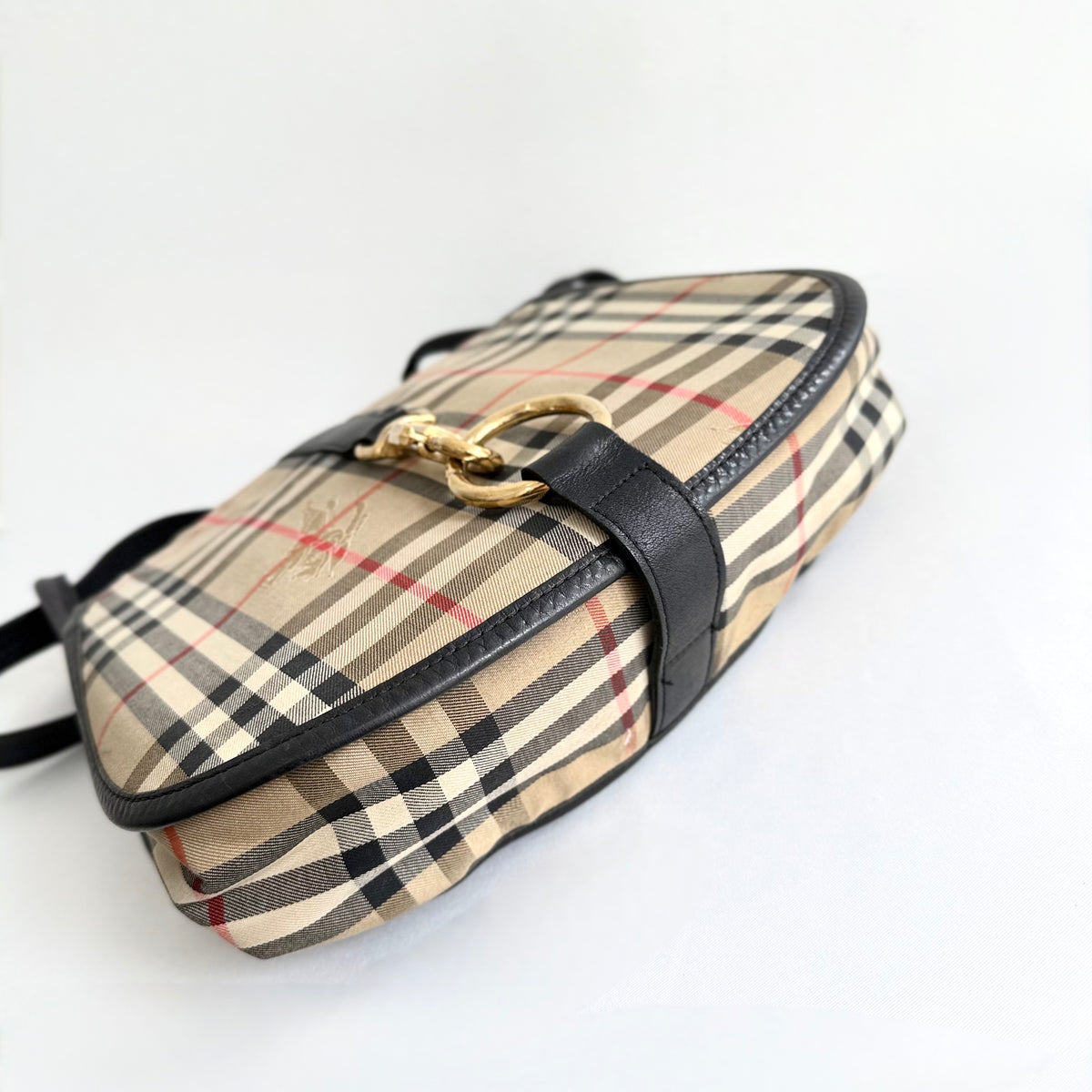 Burberry Haymarket Check Shoulder Bag
