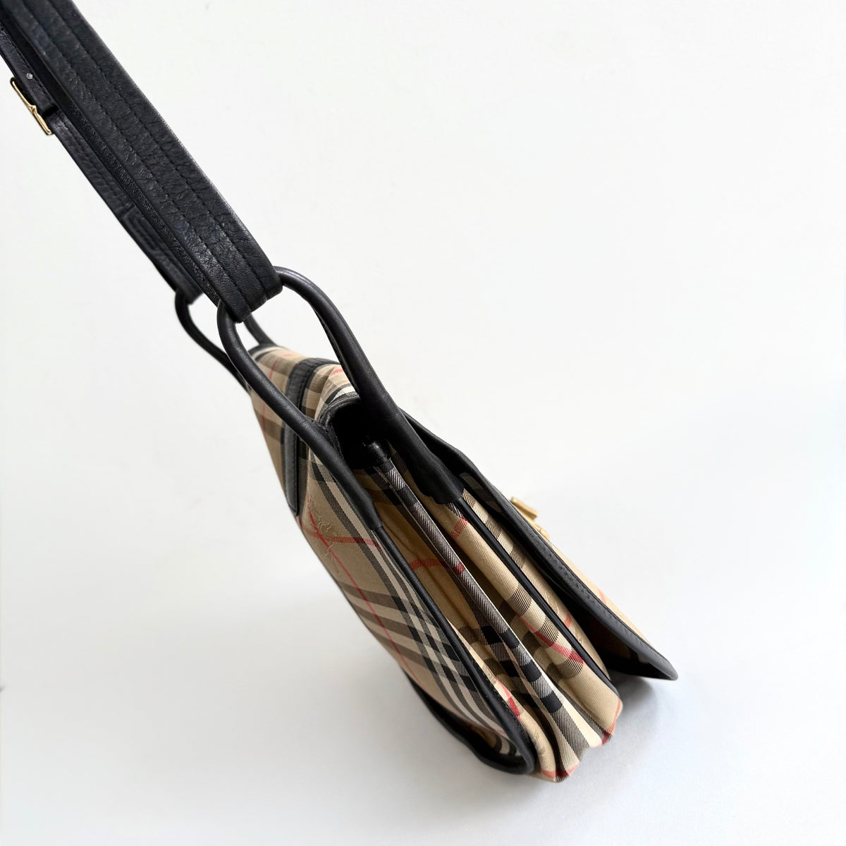 Burberry Haymarket Check Shoulder Bag