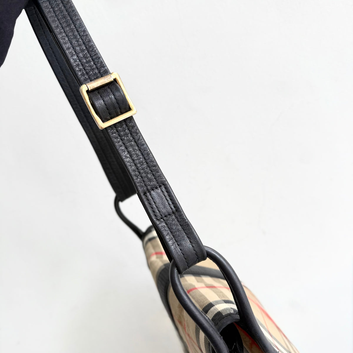 Burberry Haymarket Check Shoulder Bag