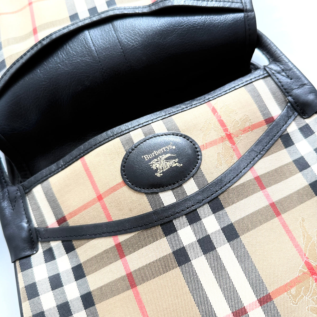 Burberry Haymarket Check Shoulder Bag