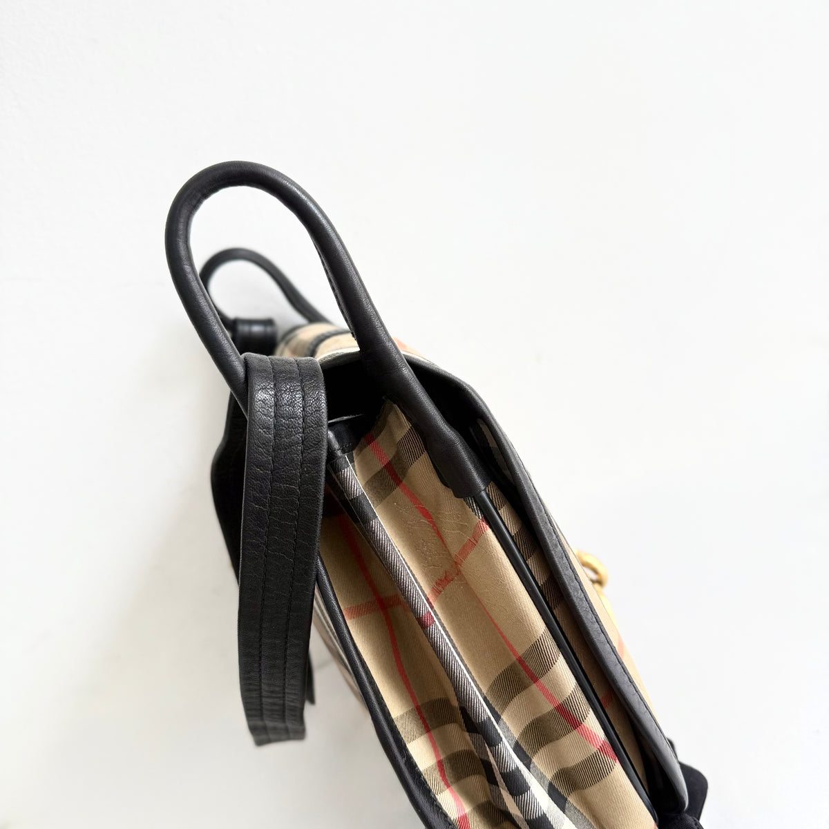 Burberry Haymarket Check Shoulder Bag