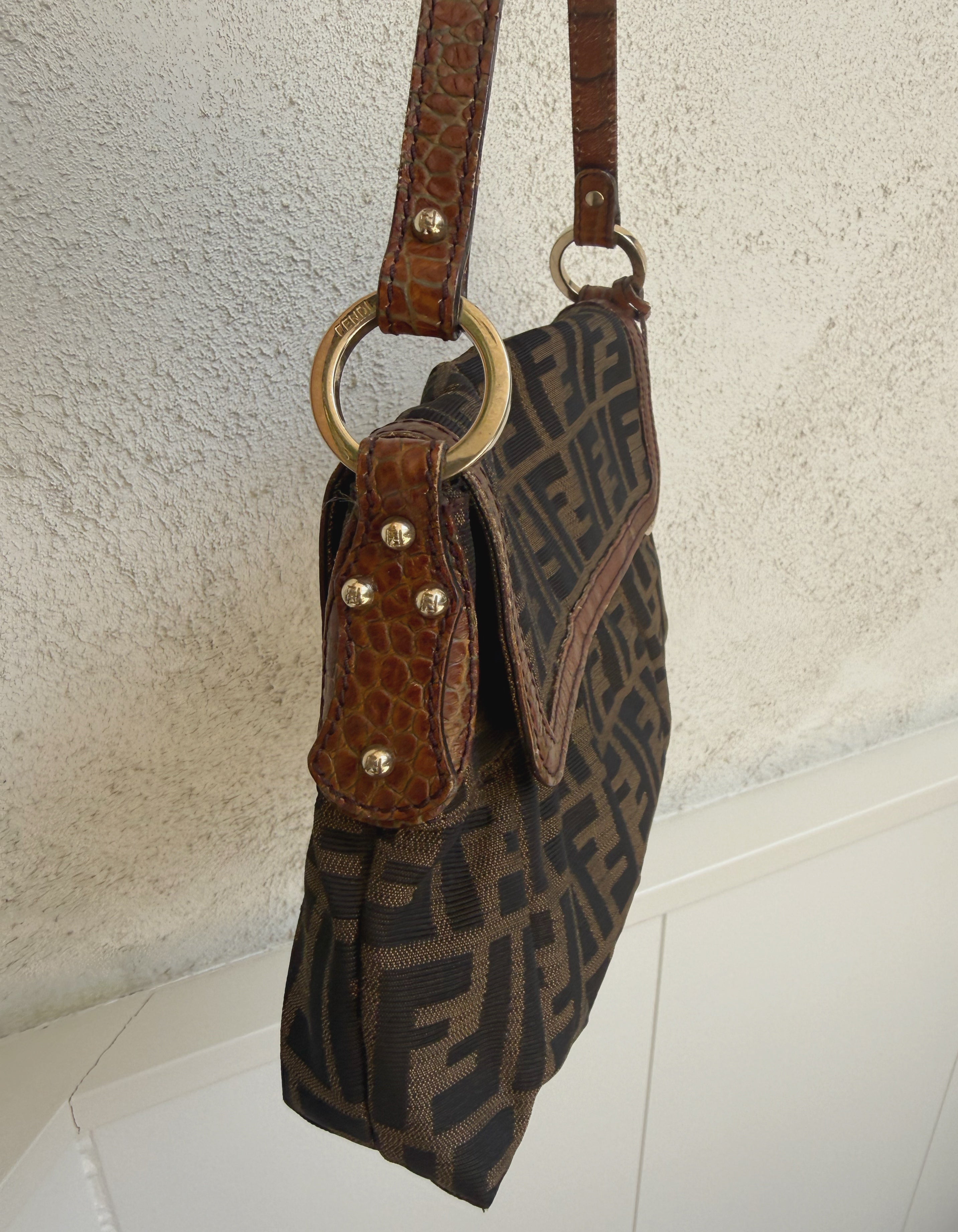 Fendi Zucca Chef Flap Bag