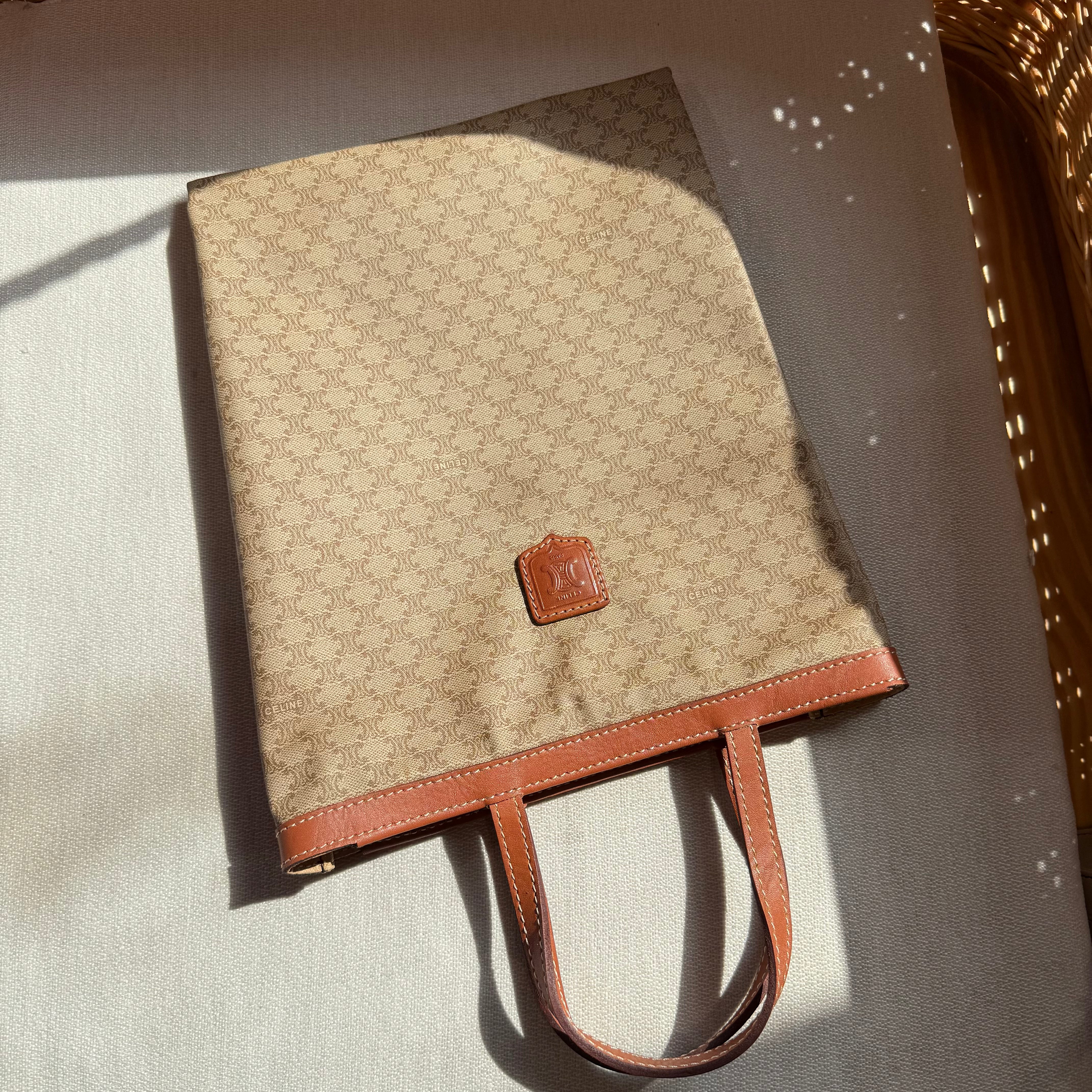 Celine Macadam Canvas Tote Bag