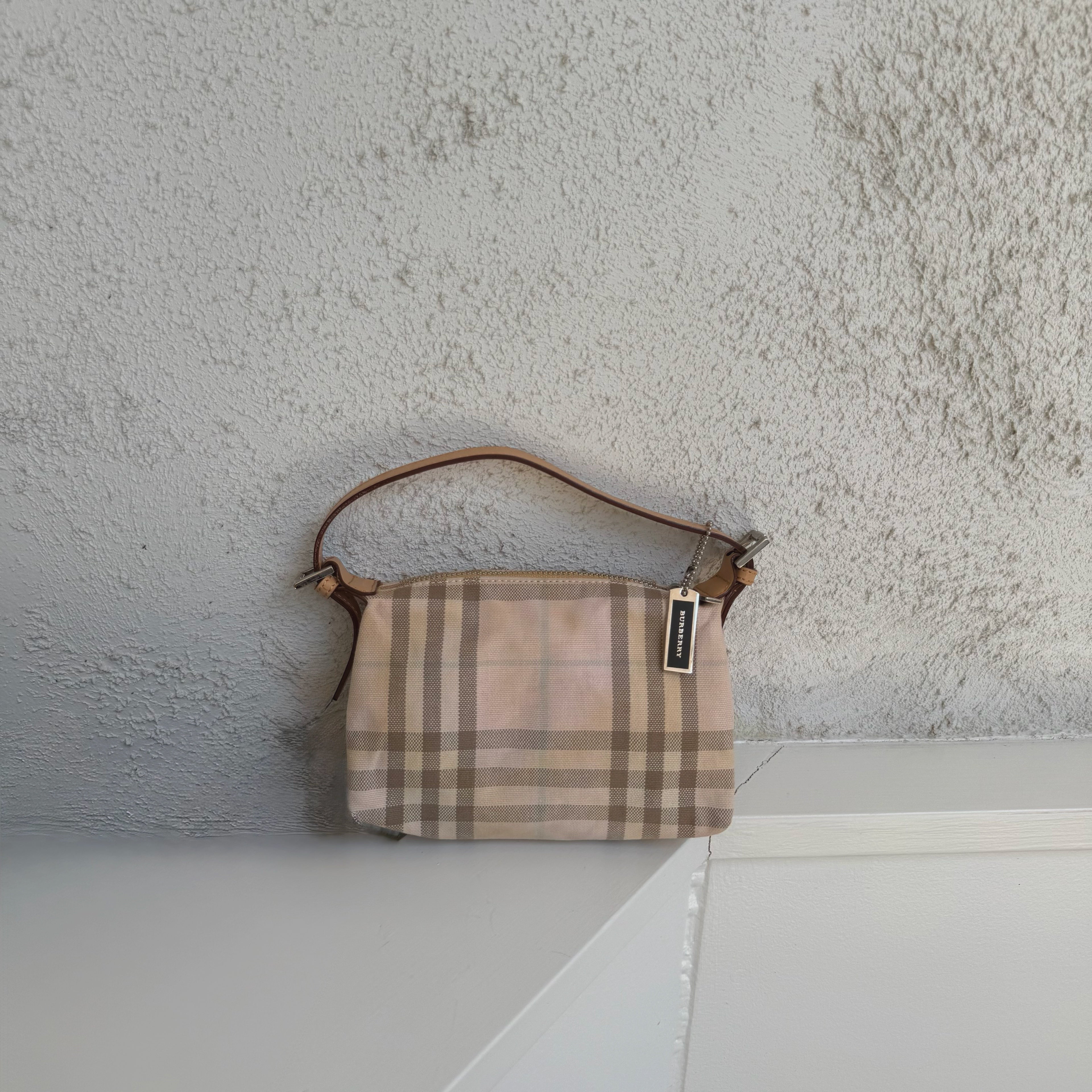 Burberry Candy Nova Check Pochette Bag