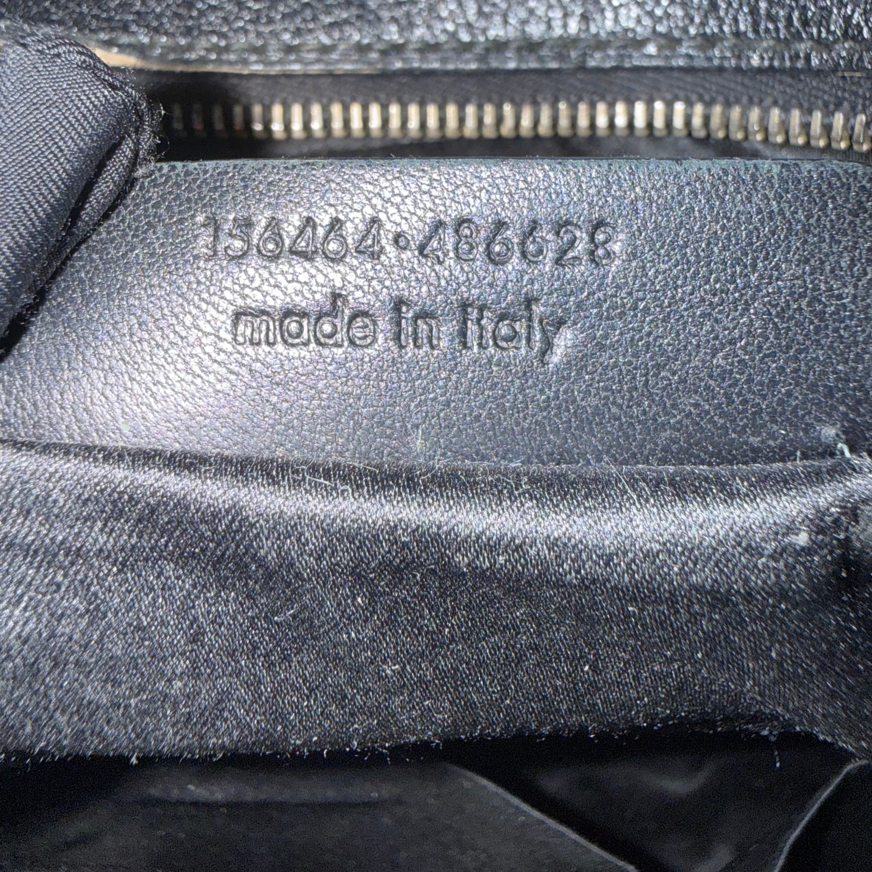 YVES SAINT LAURENT BLACK MUSE TOTE BAG