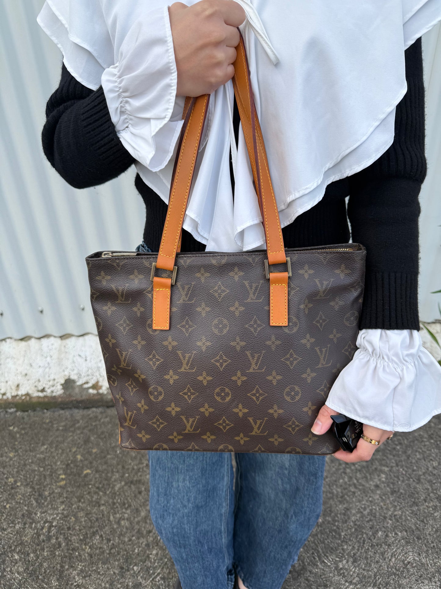 Louis Vuitton Monogram Cabas Piano Handbag