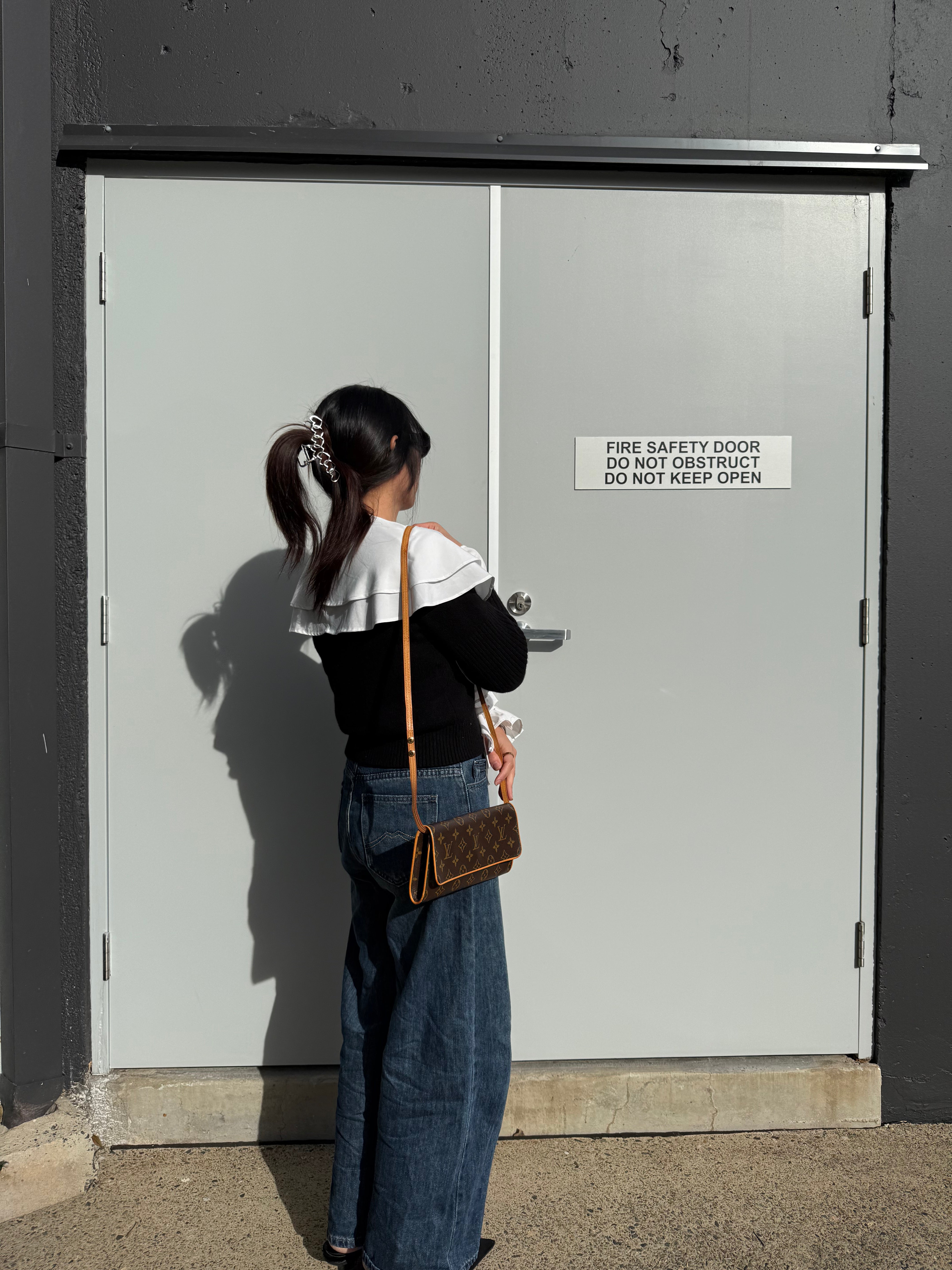 Louis Vuitton Monogram Pochette Crossbody Bag