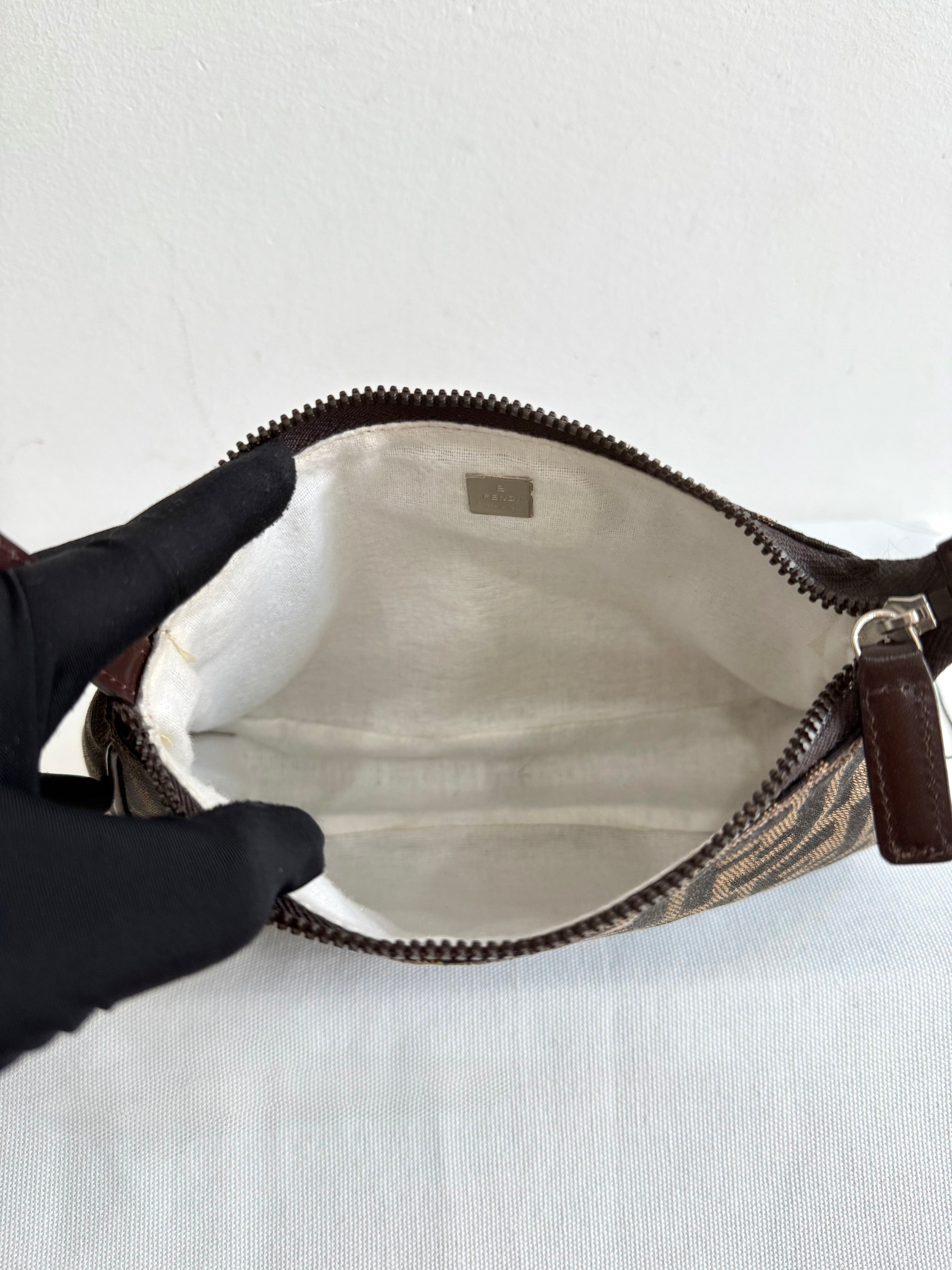 Fendi Zucca Pochette Bag