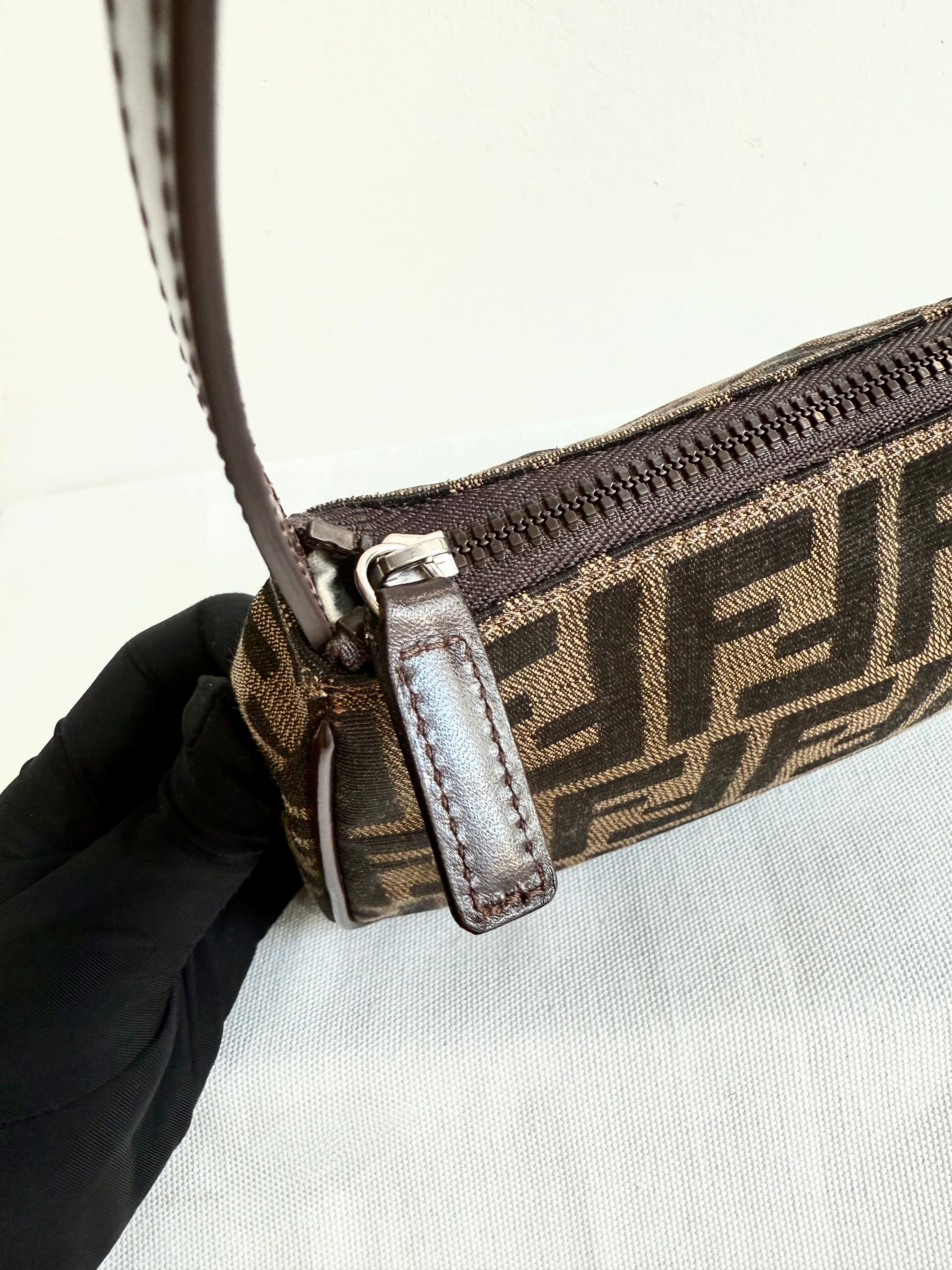 Fendi Zucca Pochette Bag