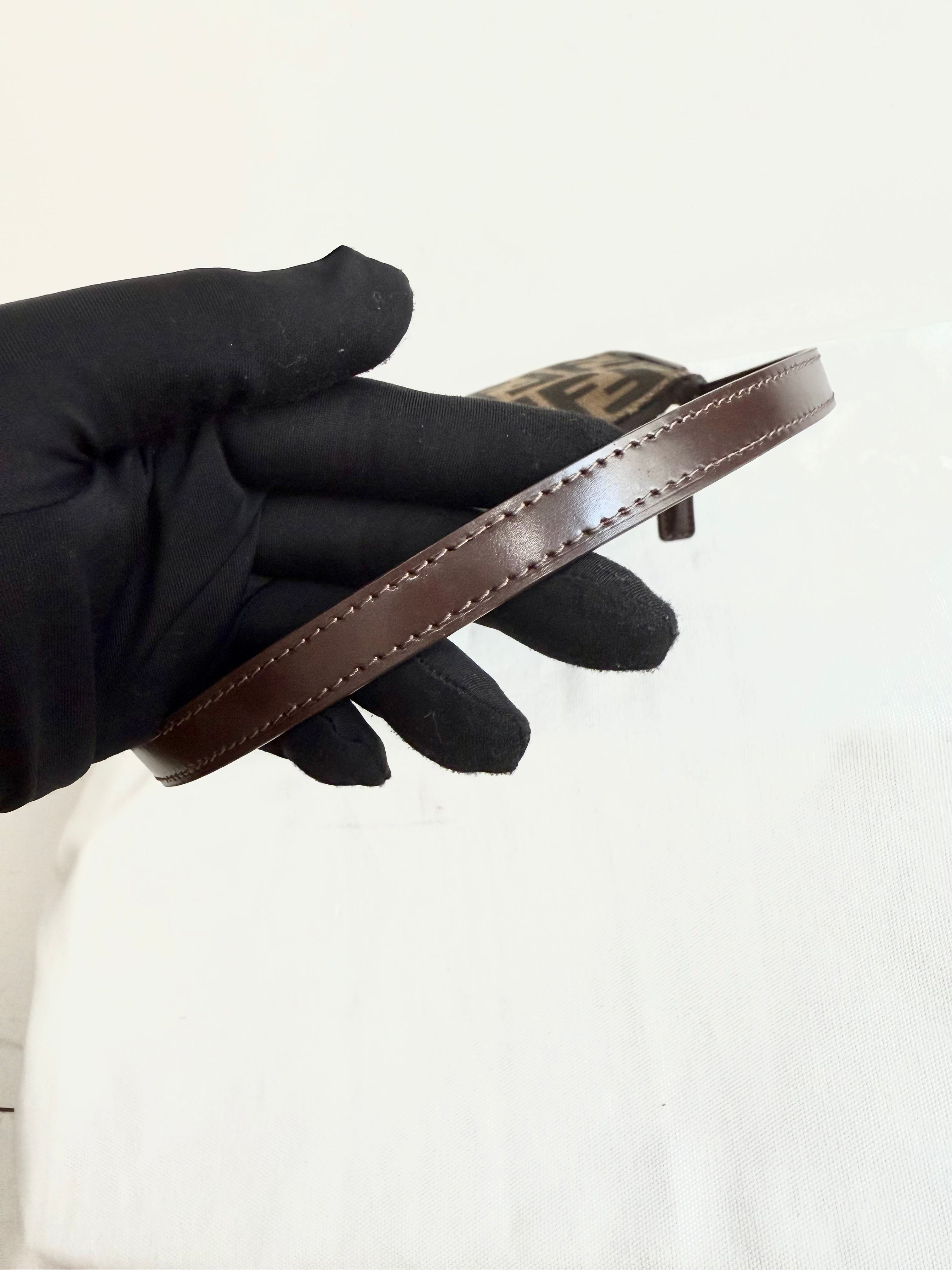 Fendi Zucca Pochette Bag