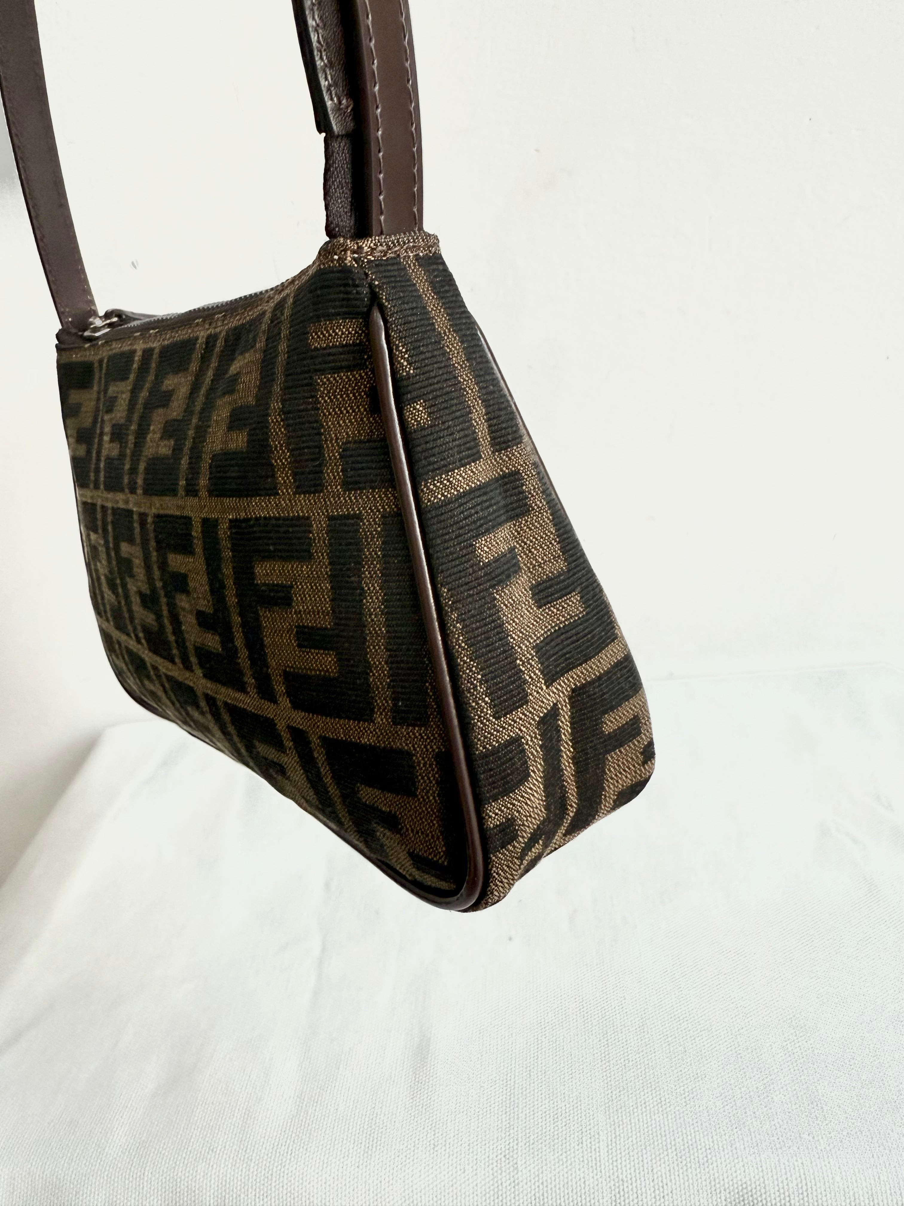 Fendi Zucca Pochette Bag